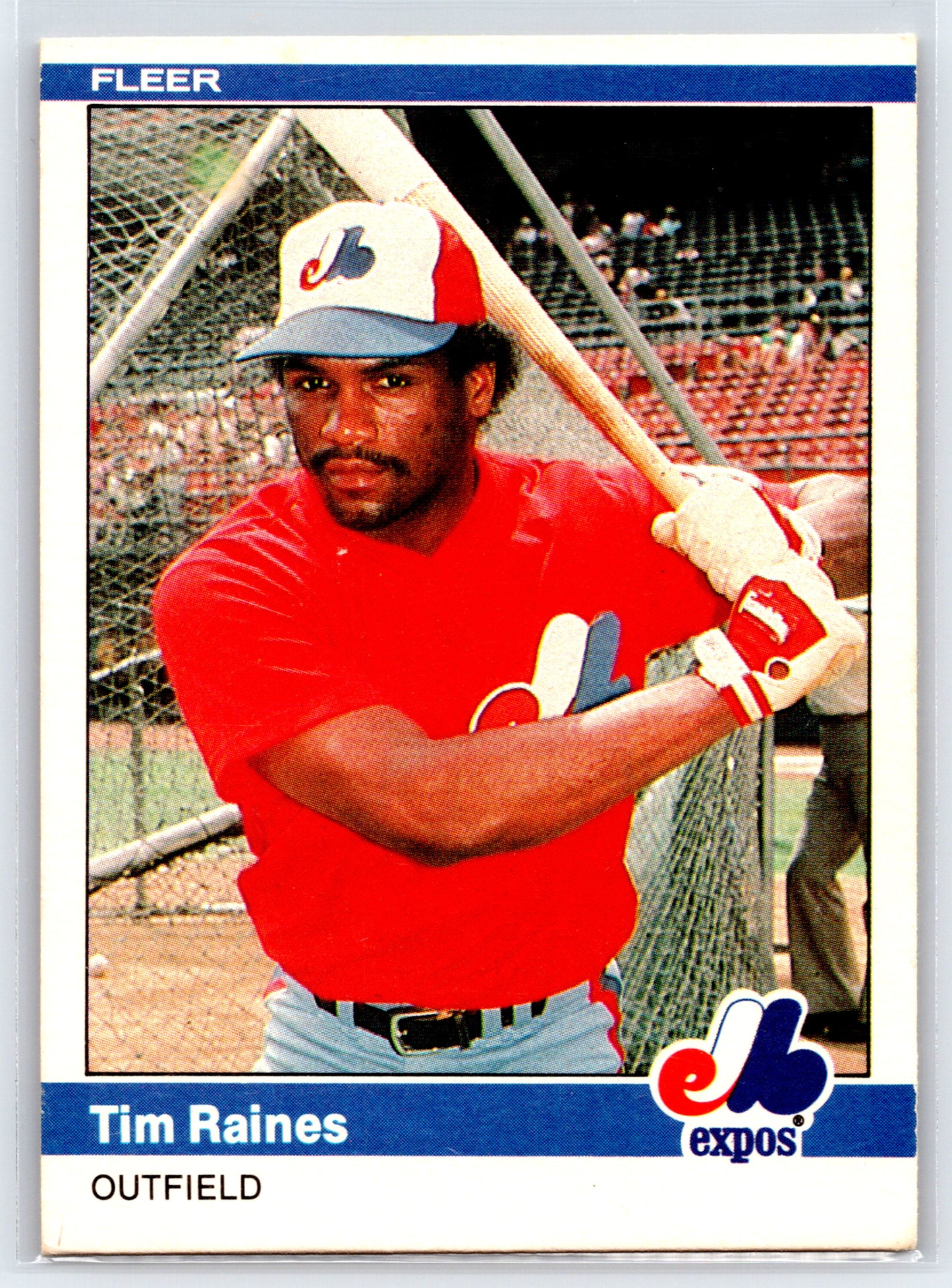 1984 Fleer #281 Tim Raines