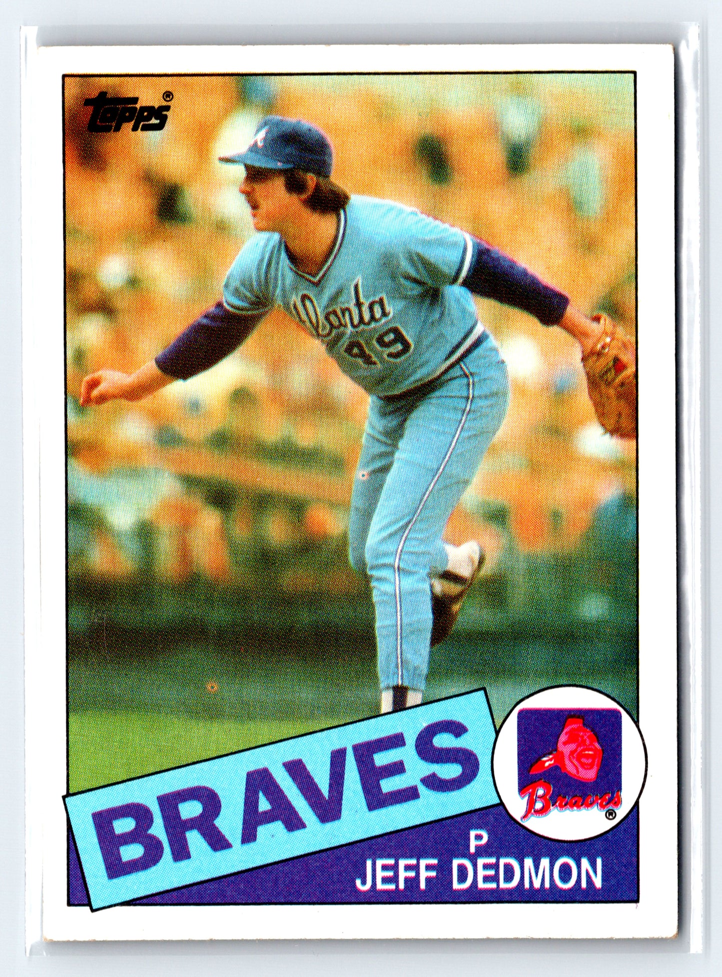 1985 Topps #602 Jeff Dedmon