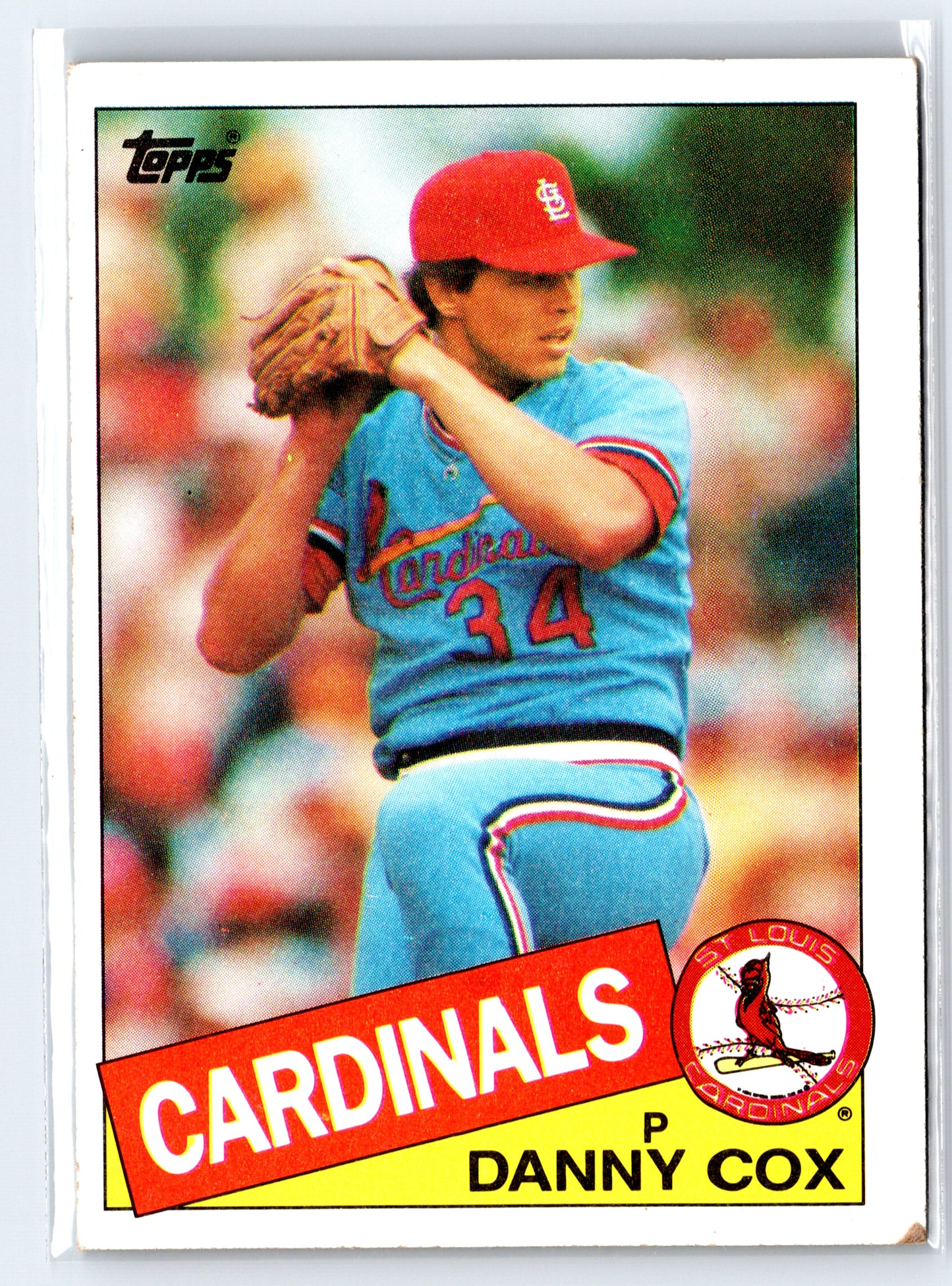 1985 Topps #499 Danny Cox