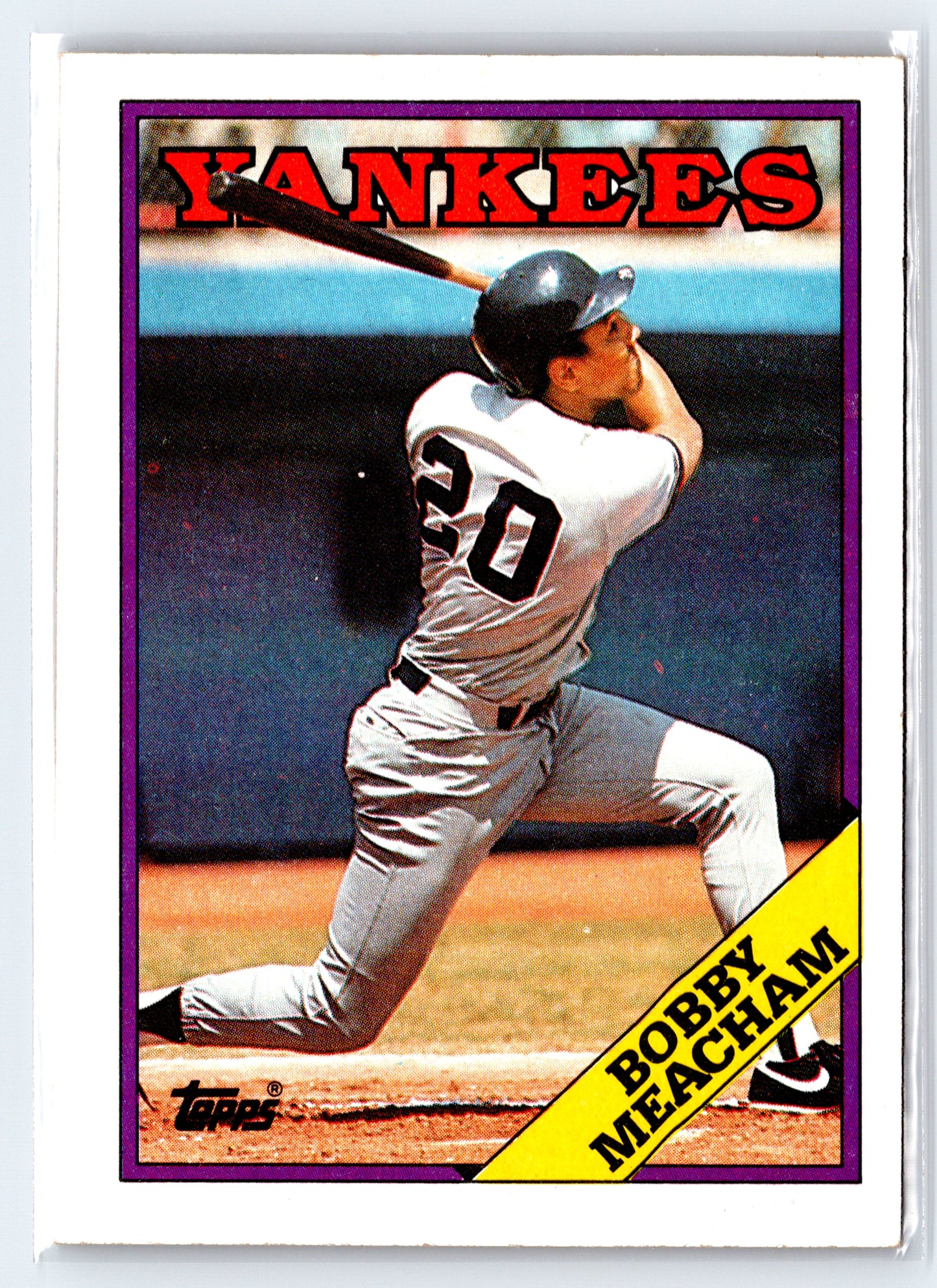 1988 Topps #659 Bobby Meacham