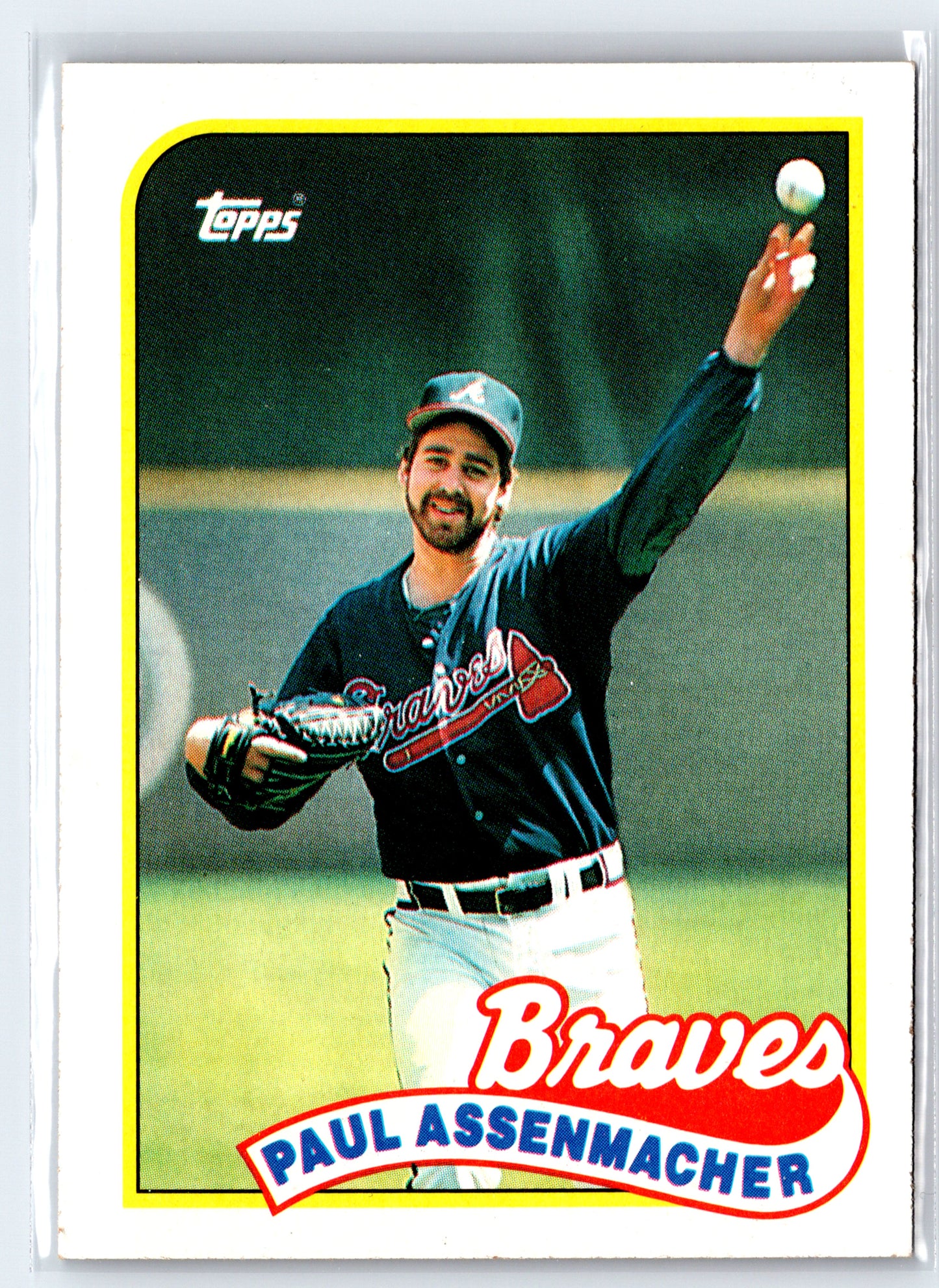1989 Topps #454 Paul Assenmacher