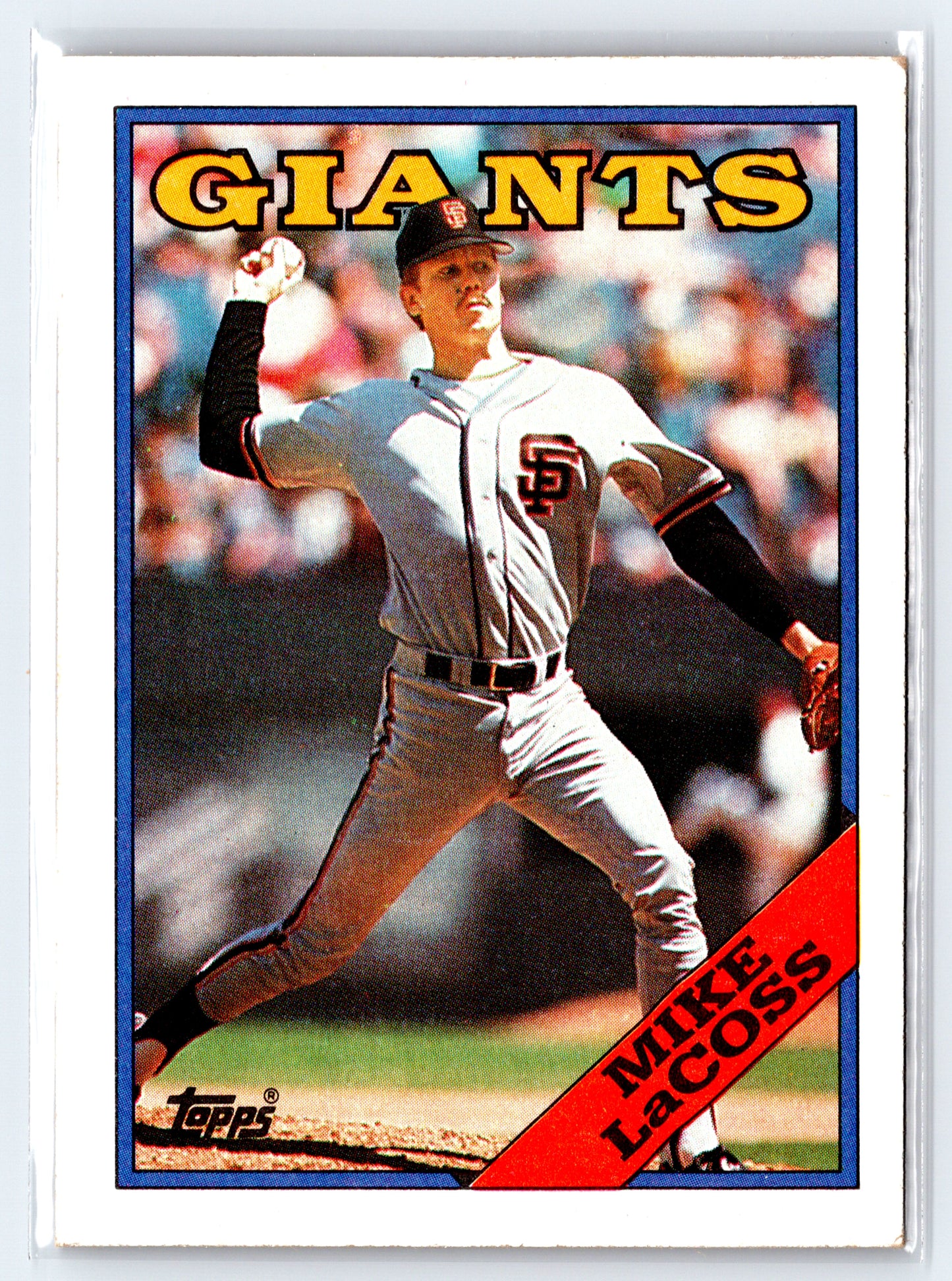 1988 Topps #754 Mike LaCoss