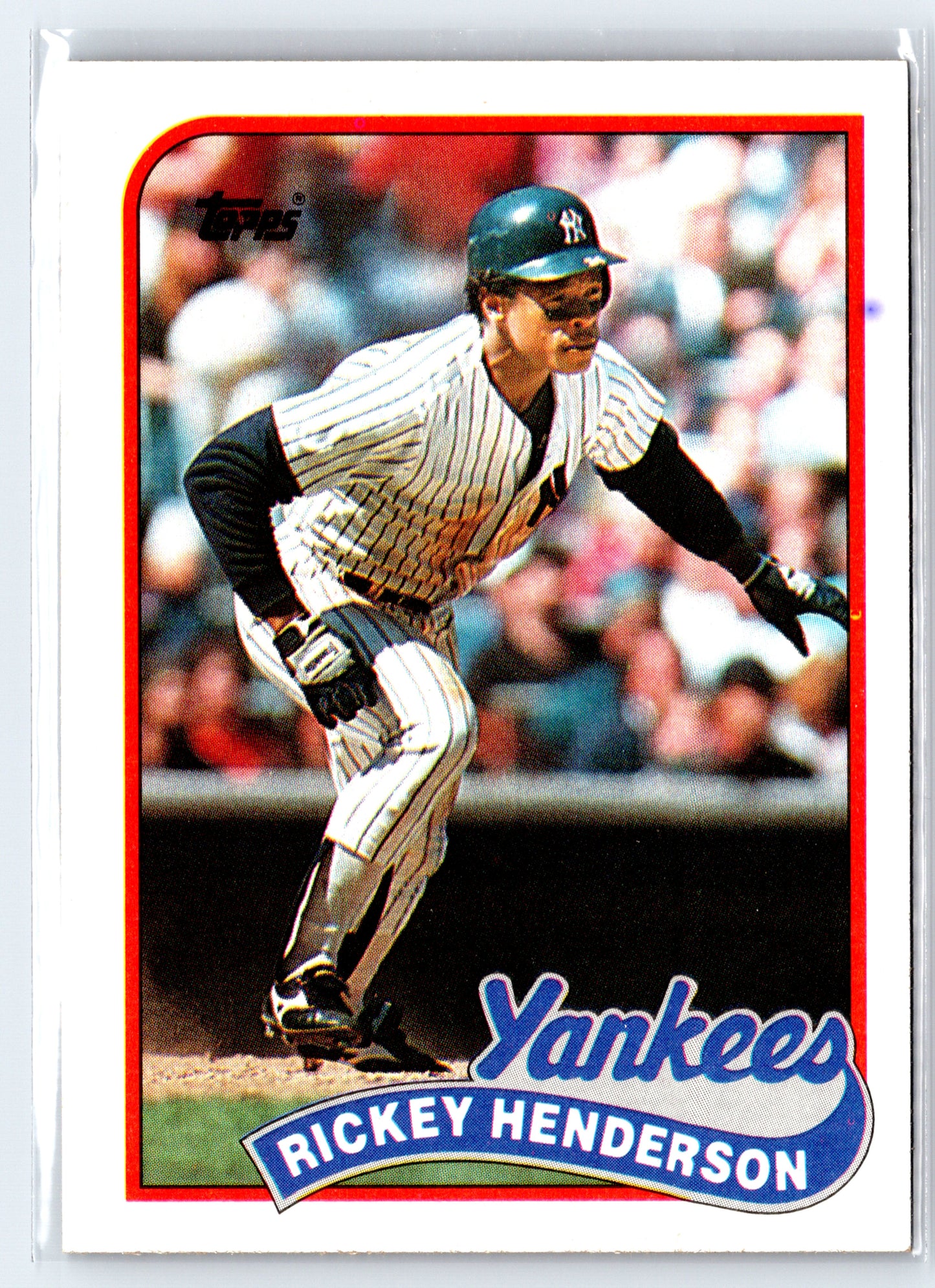 1989 Topps #380 Rickey Henderson