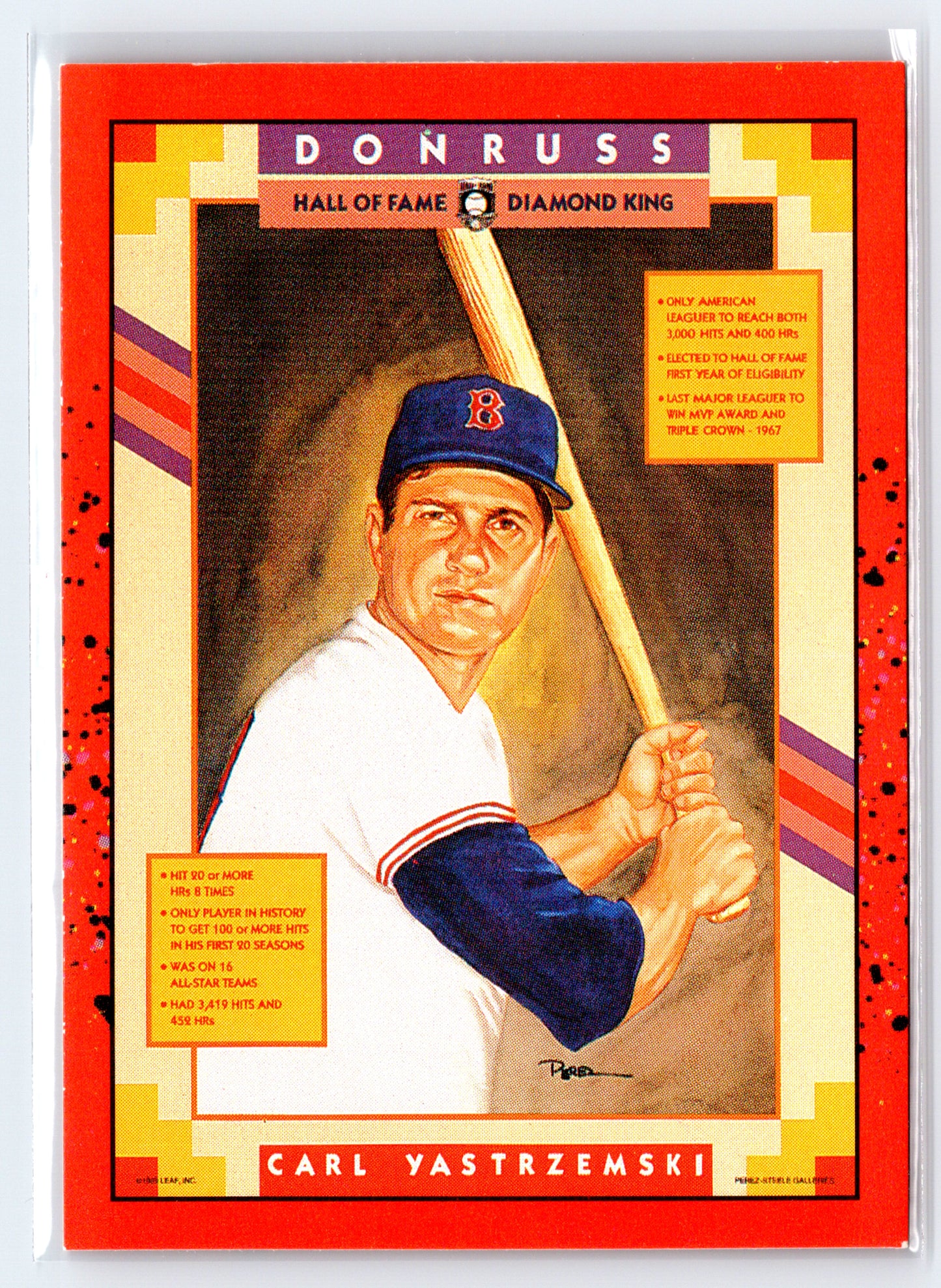 1990 Donruss #588 Carl Yastrzemski