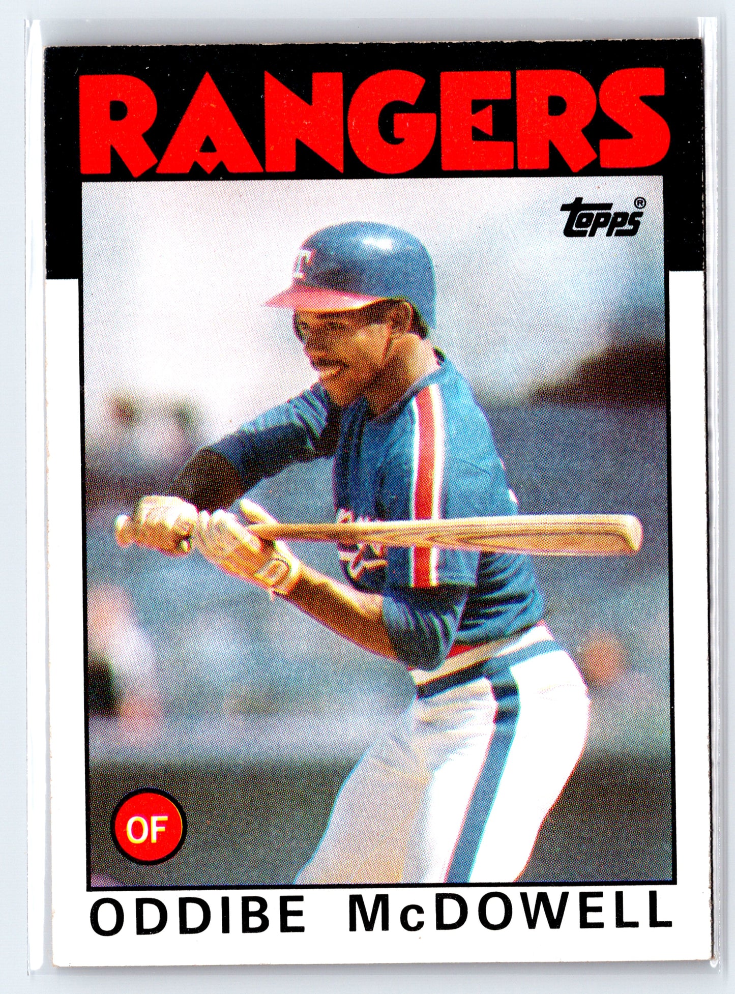 1986 Topps #480 Oddibe McDowell