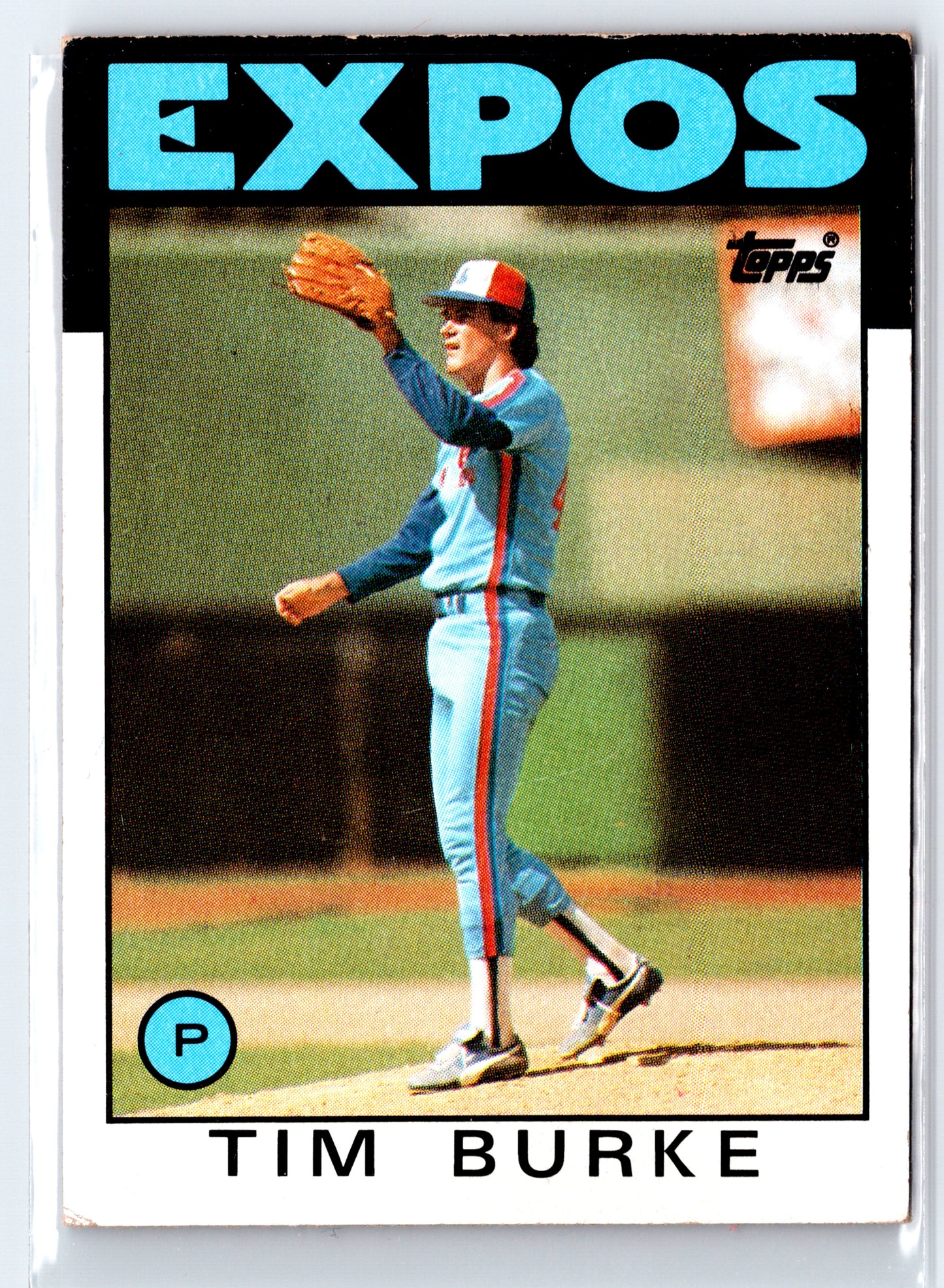 1986 Topps #258 Tim Burke