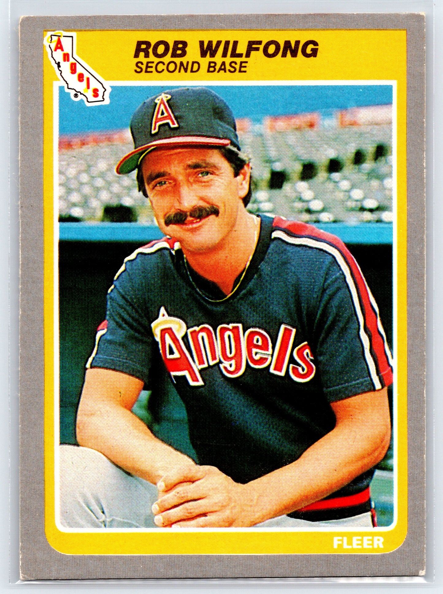 1985 Fleer #315 Rob Wilfong