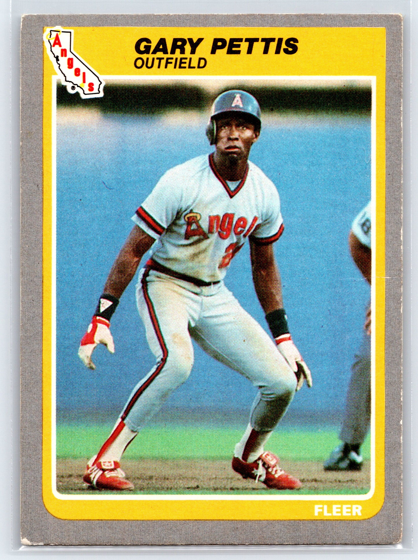 1985 Fleer #308 Gary Pettis