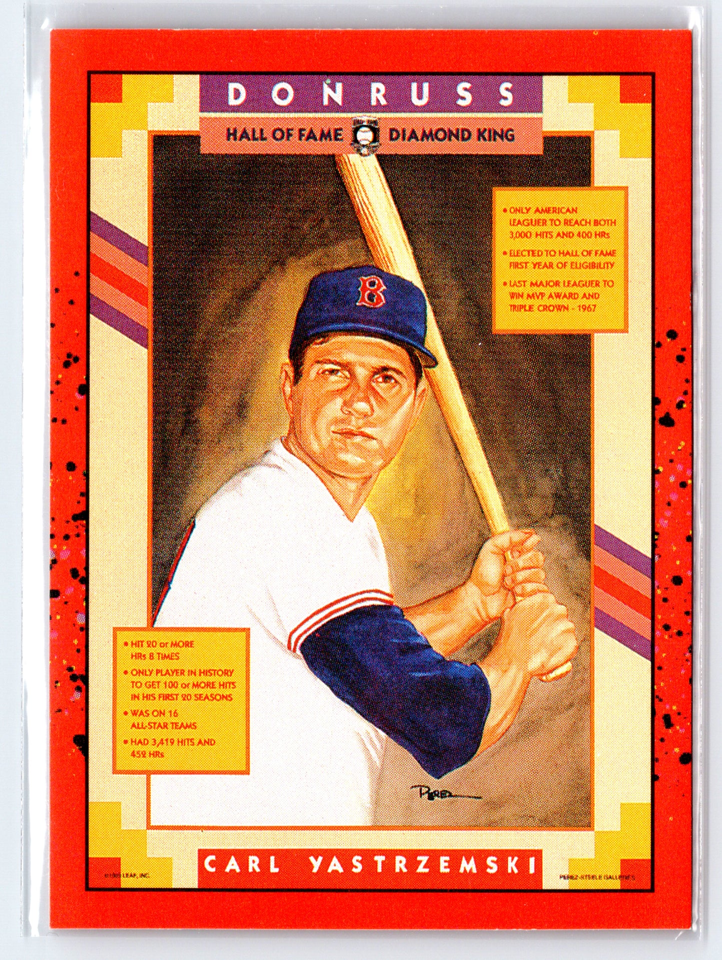 1989 Donruss #588 Carl Yastrzemski