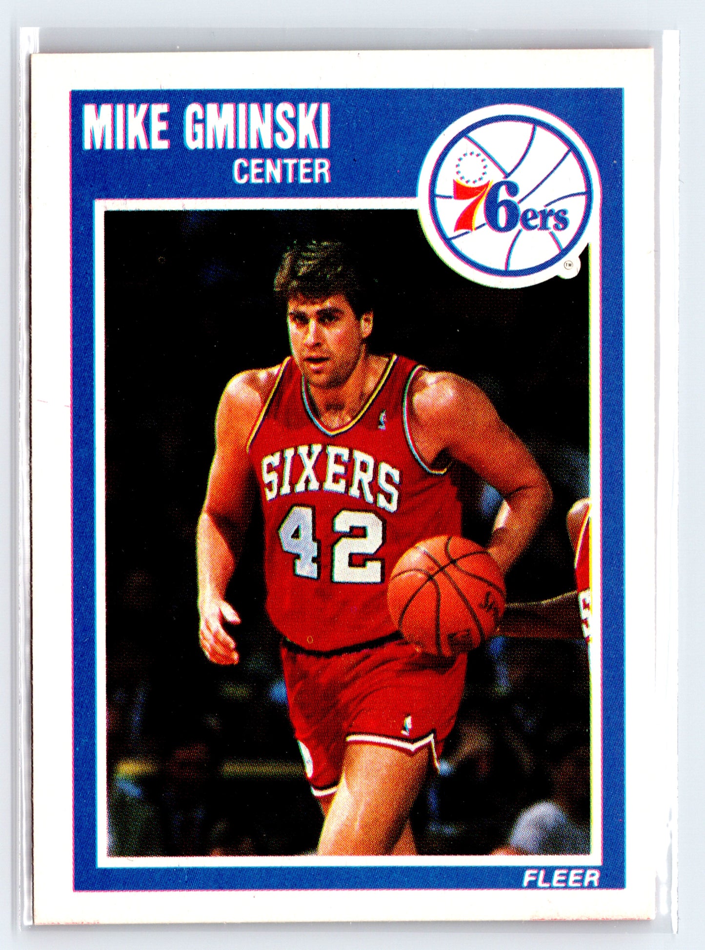 1989-90 Fleer #116 Mike Gminski