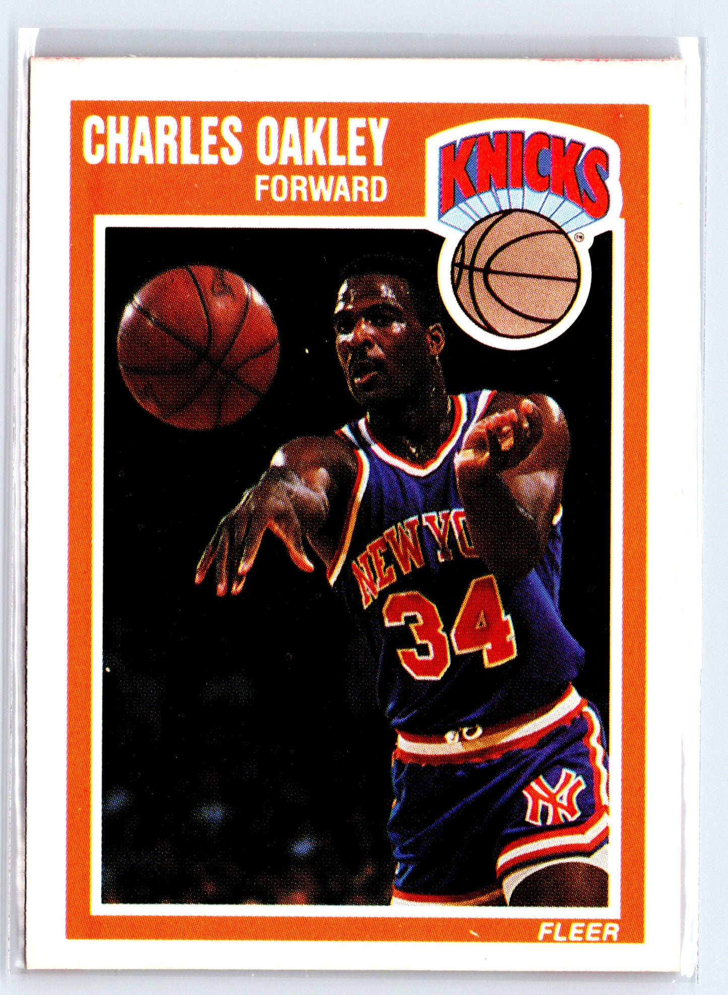 1989-90 Fleer #103 Charles Oakley