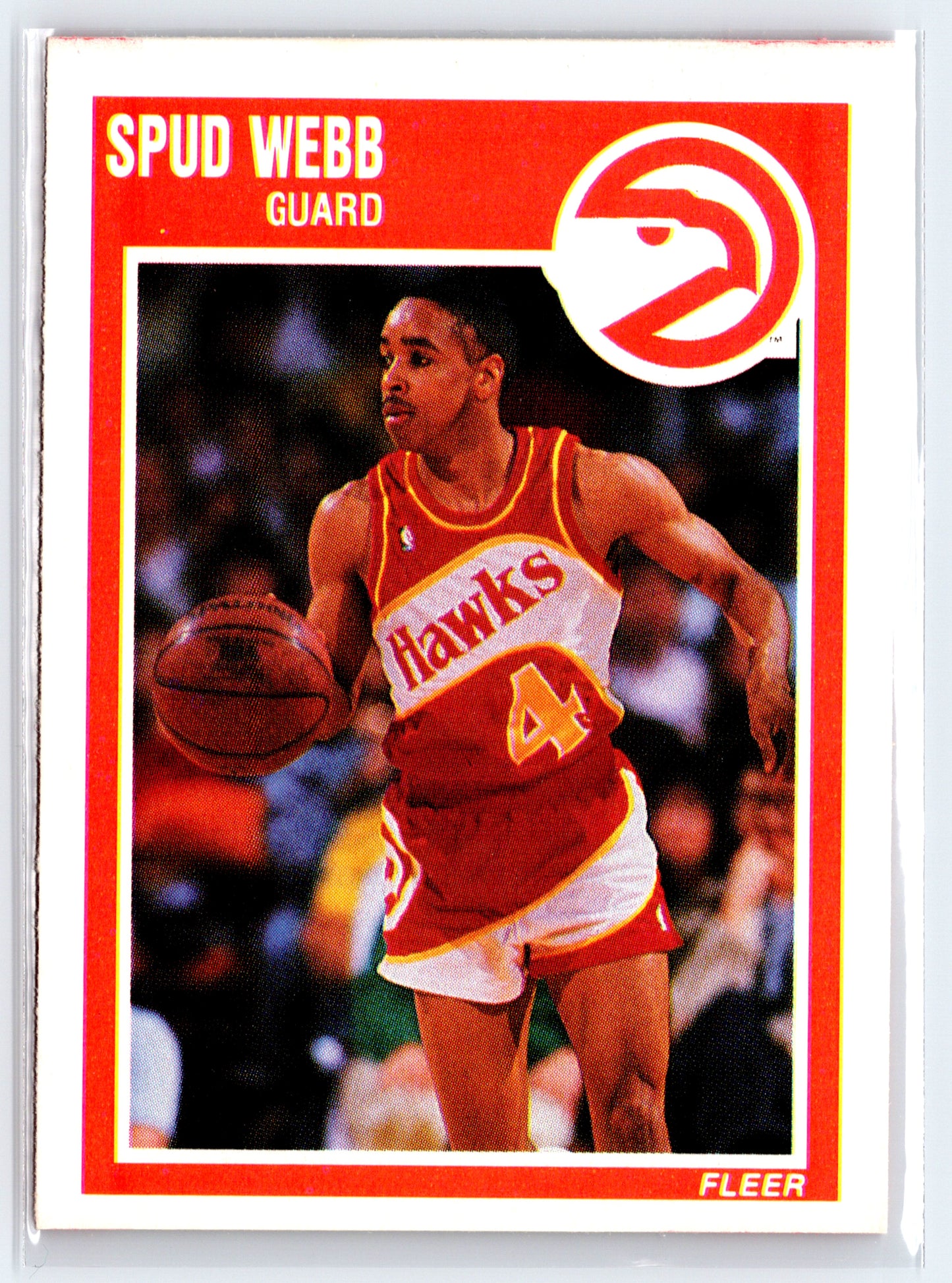 1989-90 Fleer #6 Spud Webb