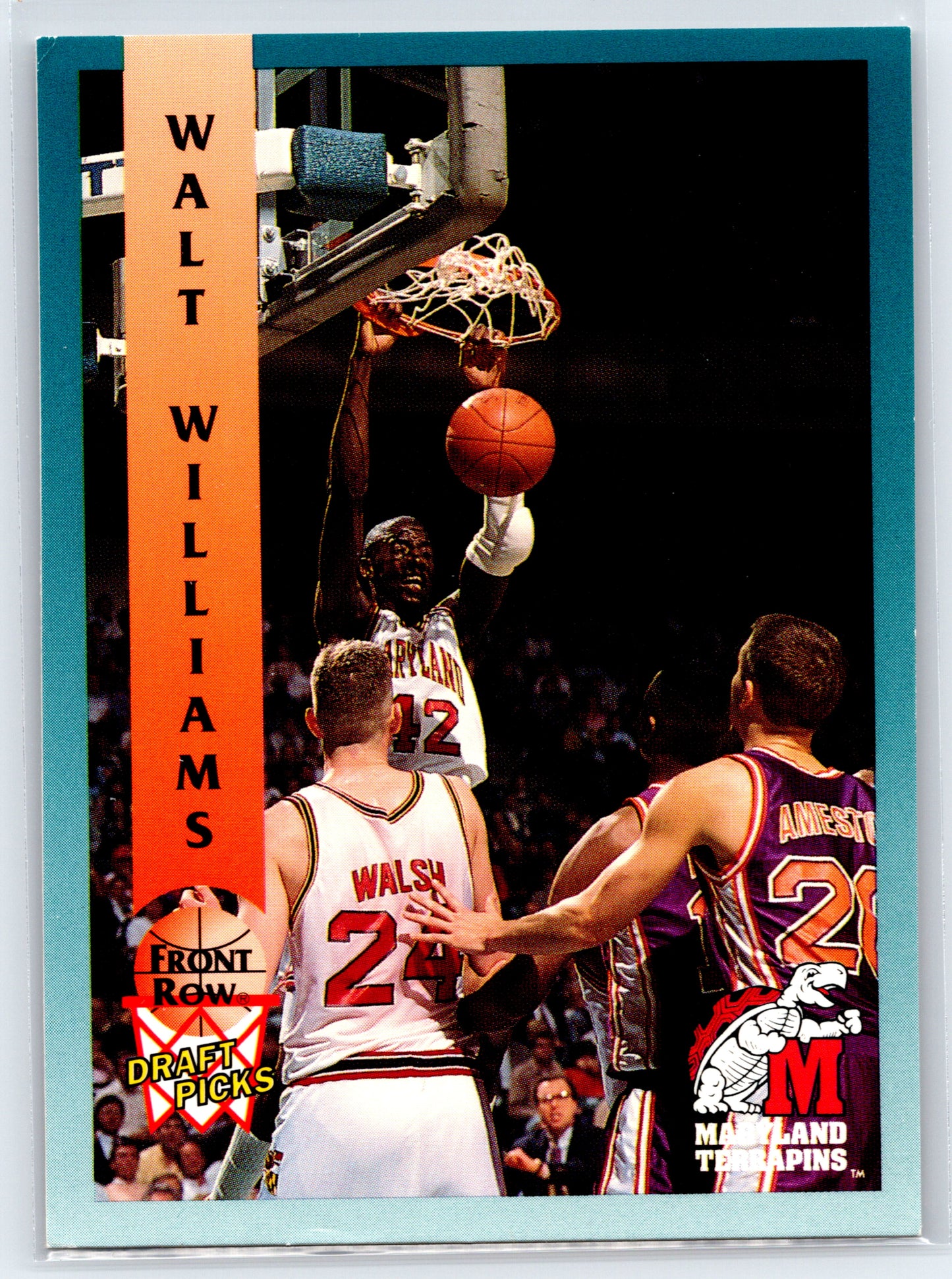 1992 Front Row Draft Picks #96 Walt Williams