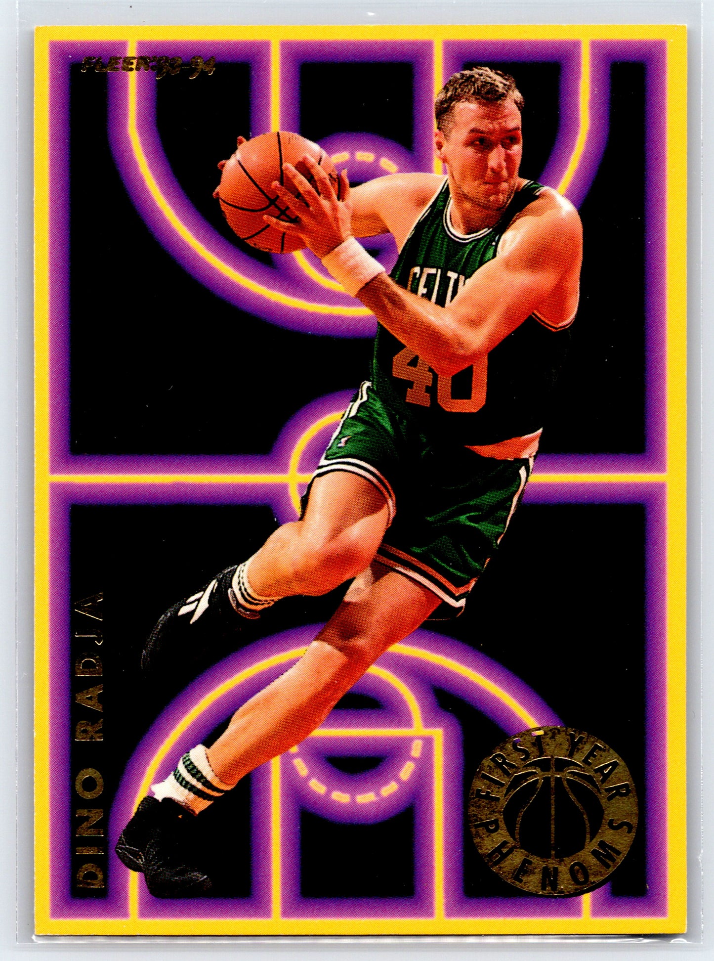 1993-94 Fleer #7 Dino Radja First Year Phenoms