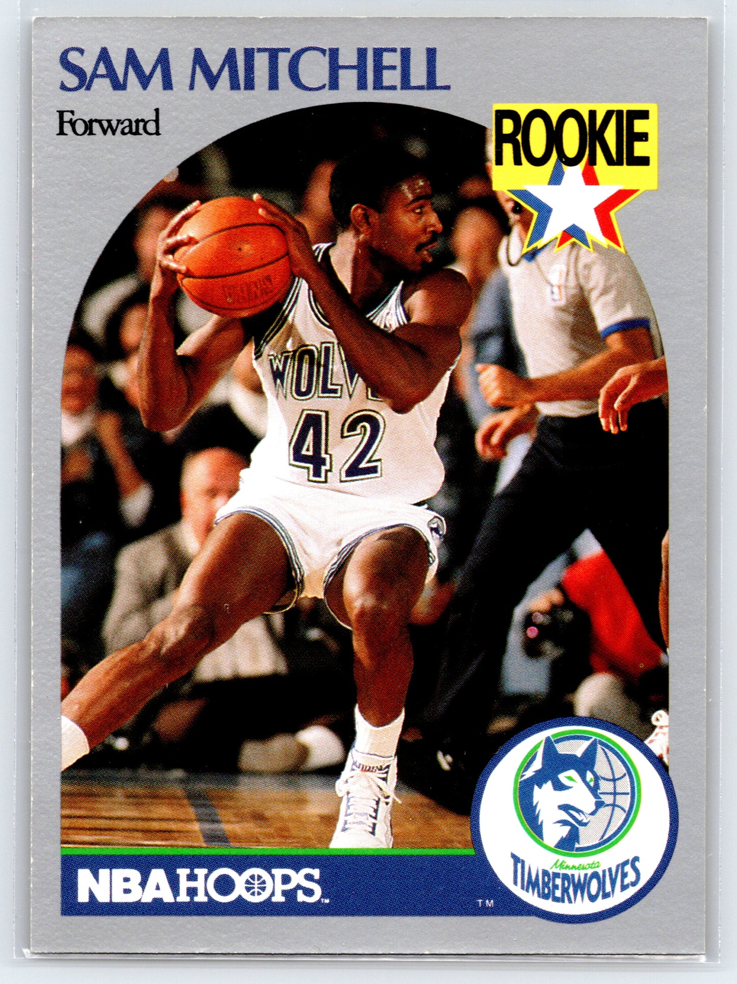 1990-91 Hoops #188 Sam Mitchell