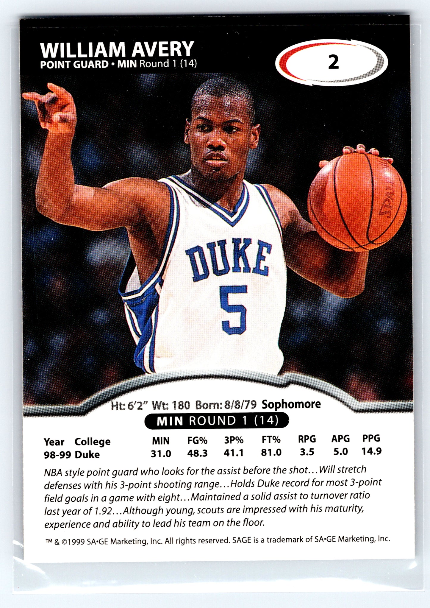 1999 SAGE #2 William Avery