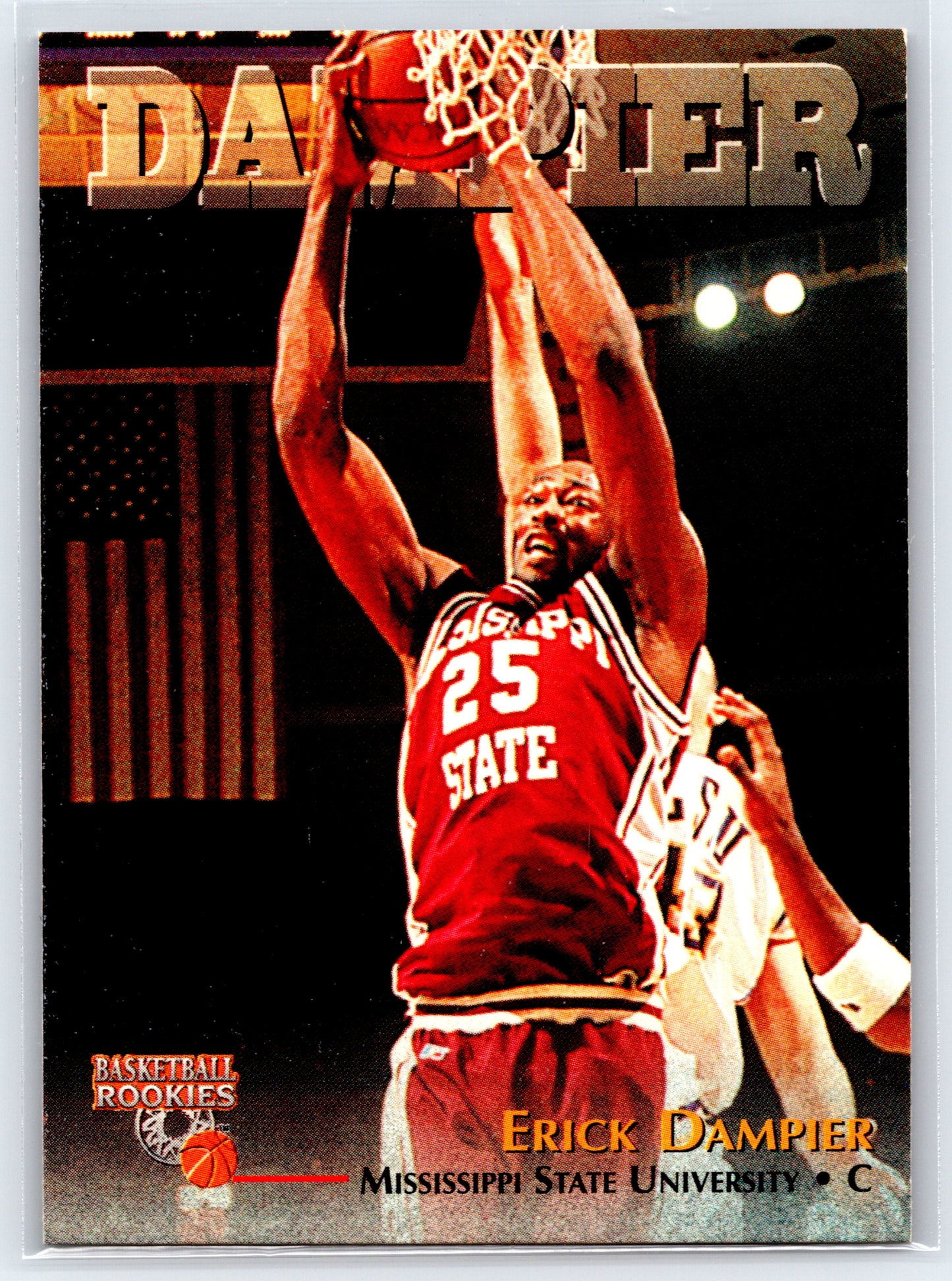 1996 Score Board Rookies #6 Erick Dampier