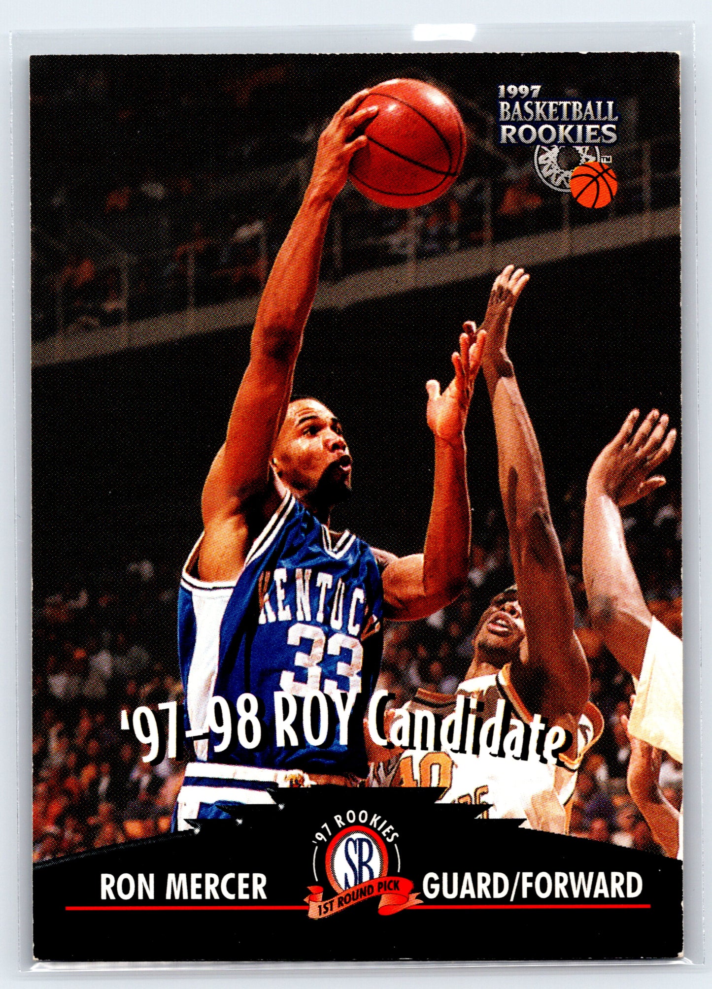 1997 Score Board Rookies #58 Ron Mercer