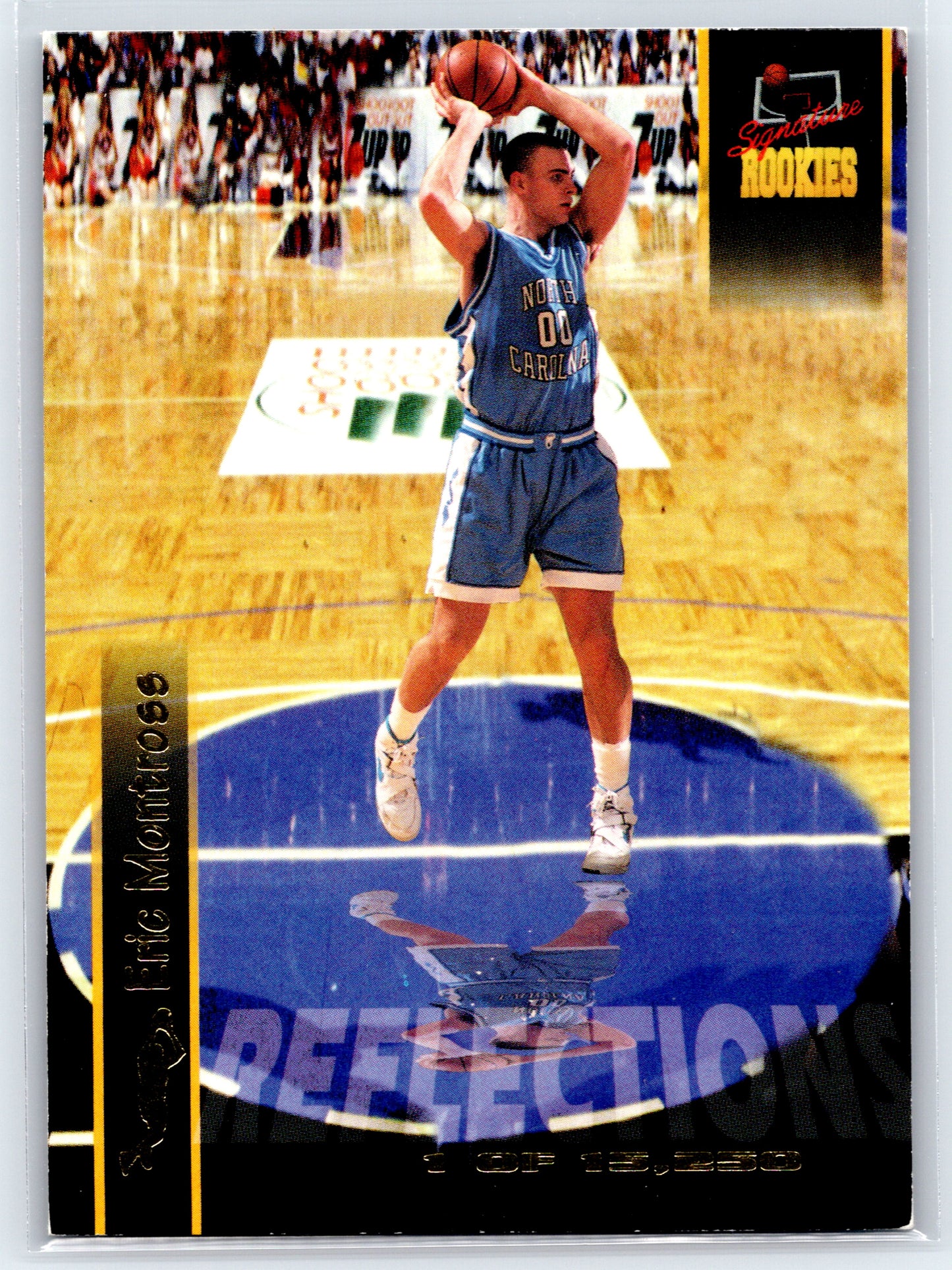 1995 Signature Rookies Draft Day #R3 Eric Montross Reflections Signatures #/255