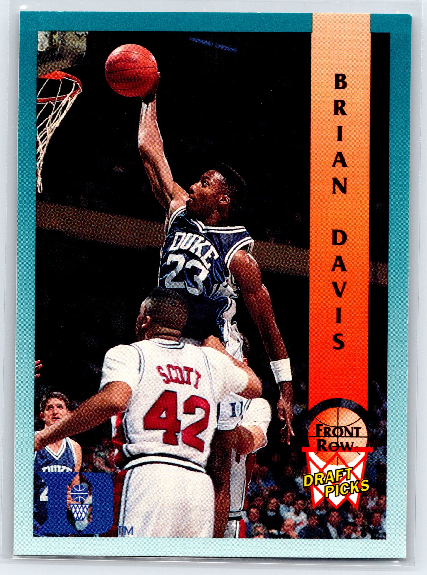 1992 Front Row Draft Picks #15 Brian Davis
