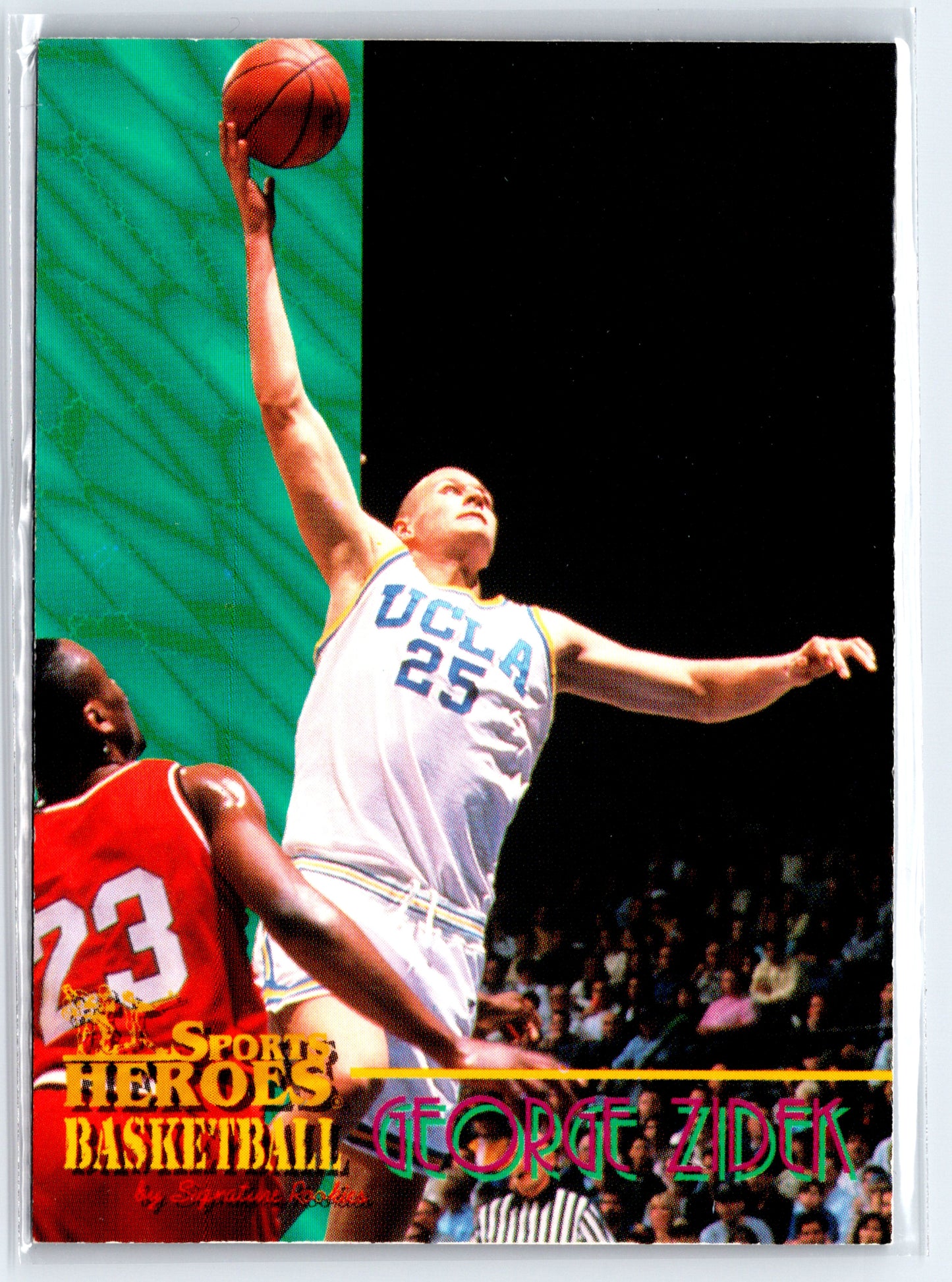 1996 Signature Rookies Basketball Sports Heroes #24 George Zidek