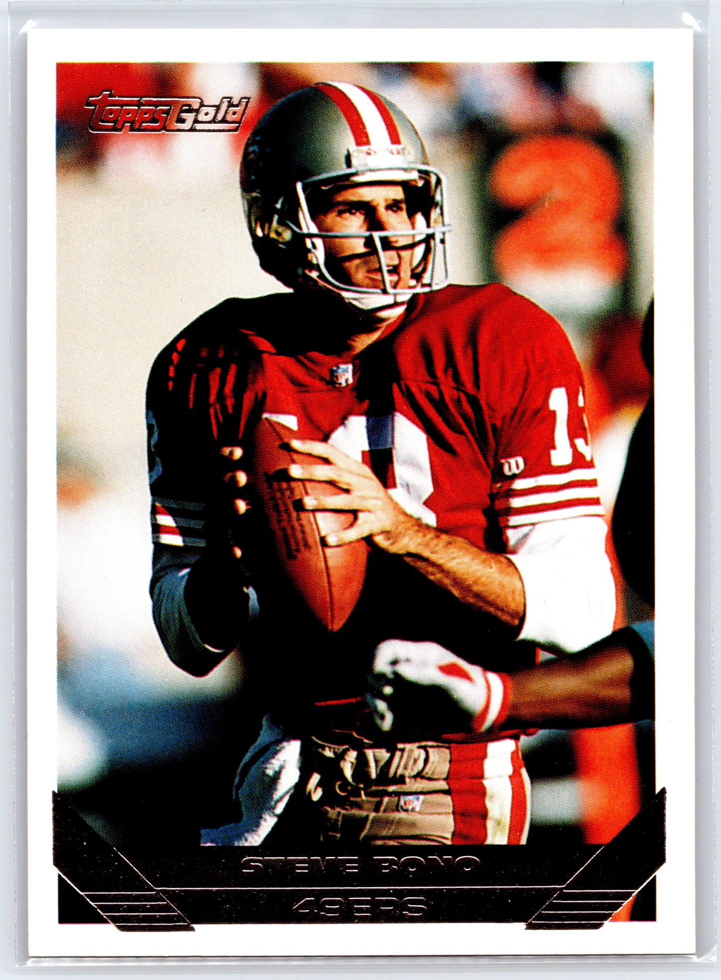 1993 Topps #383 Steve Bono Gold