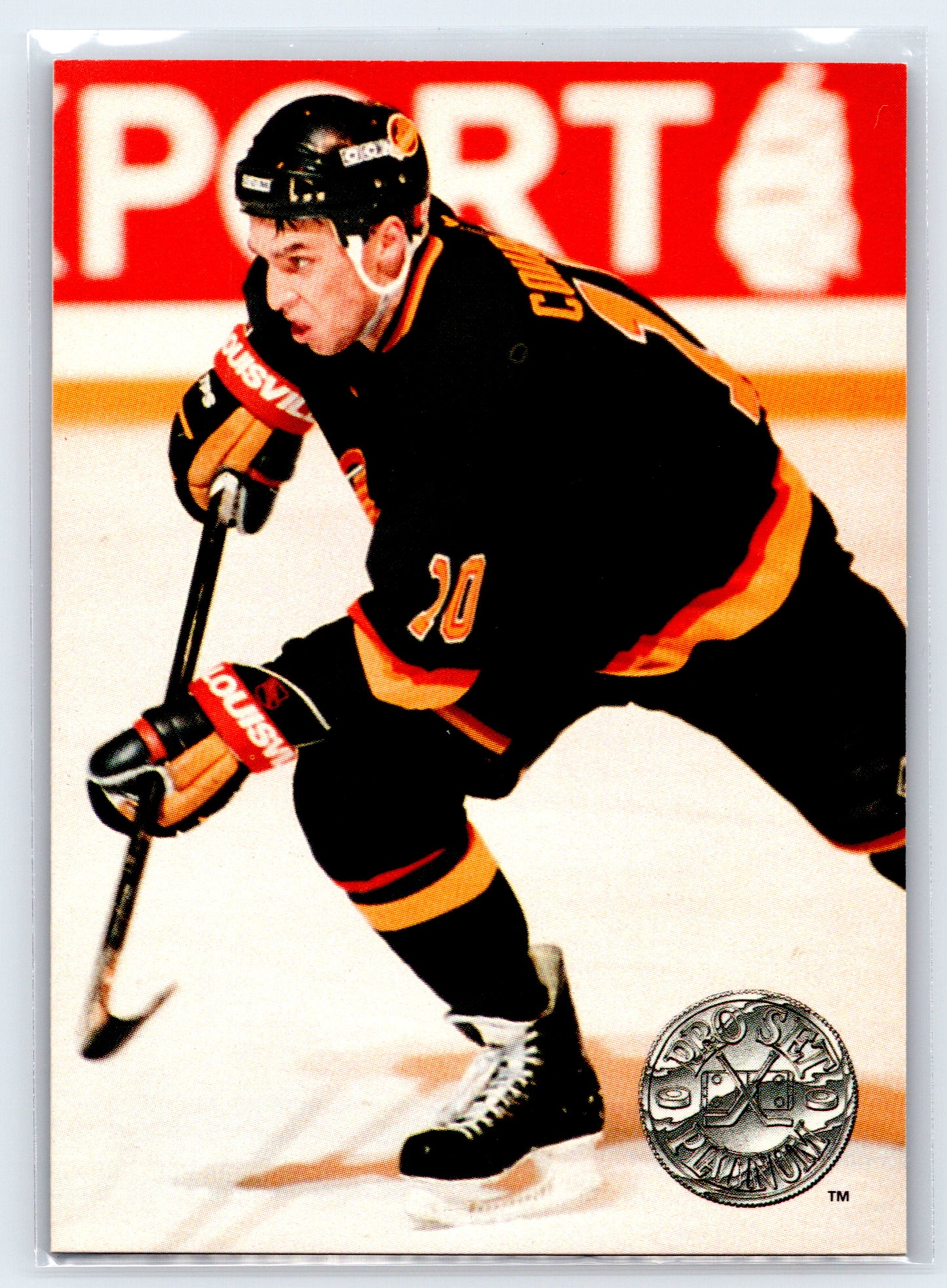 1991-92 Pro Set Platinum #123 Geoff Courtnall