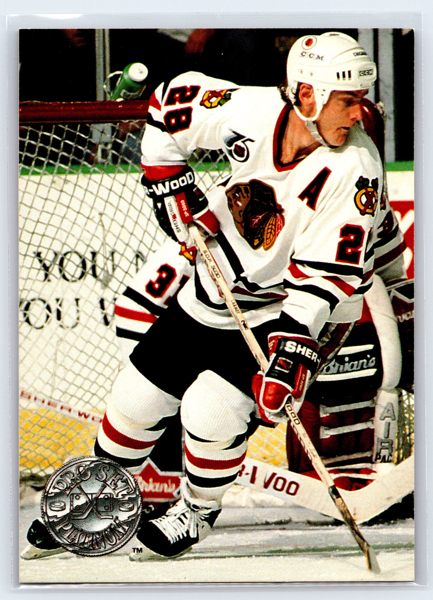 1991-92 Pro Set Platinum #28 Steve Larmer