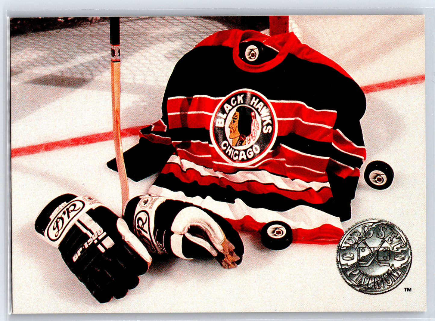 1991-92 Pro Set Platinum #146 Chicago Blackhawks