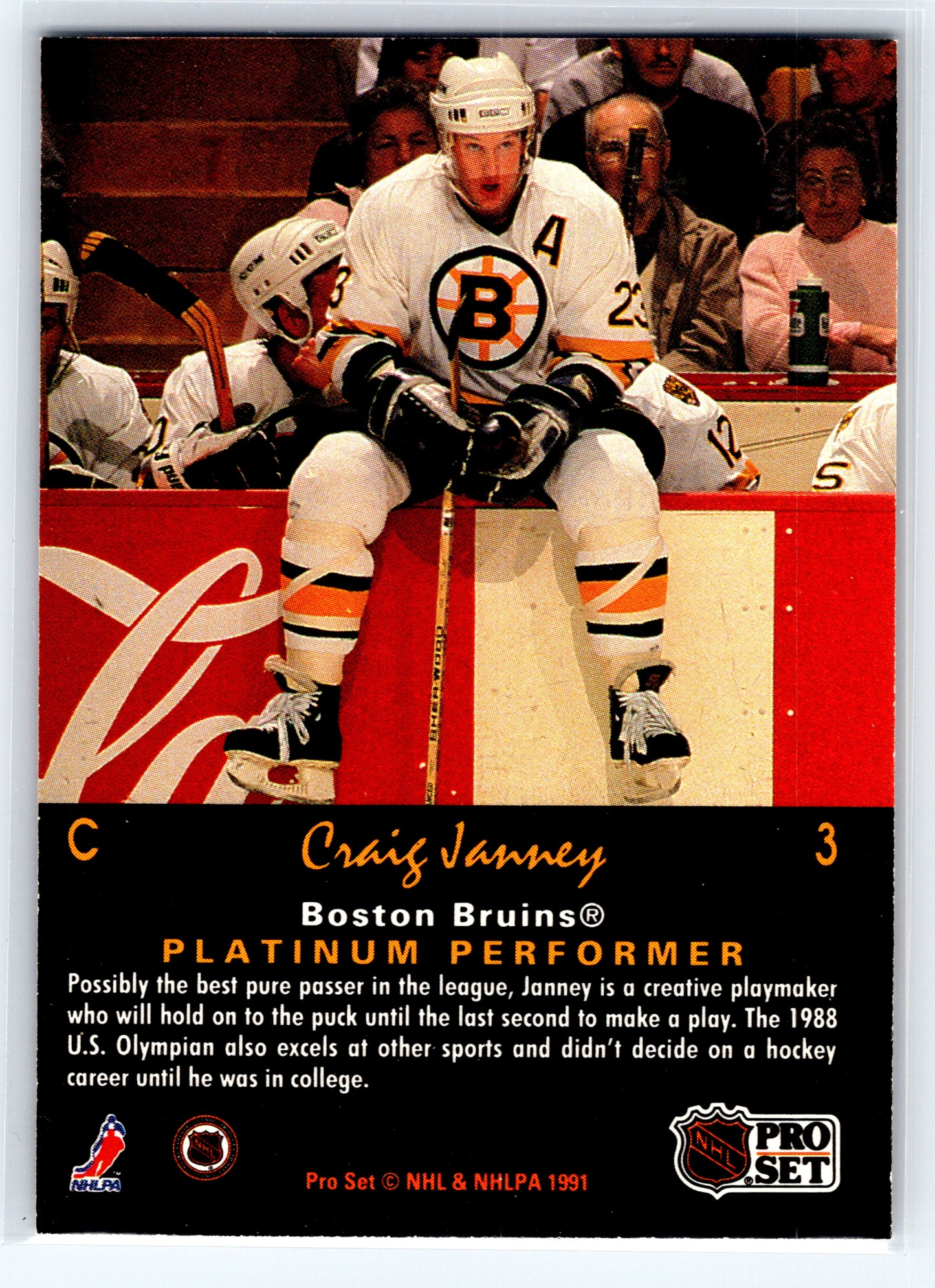 1991-92 Pro Set Platinum #3 Craig Janney