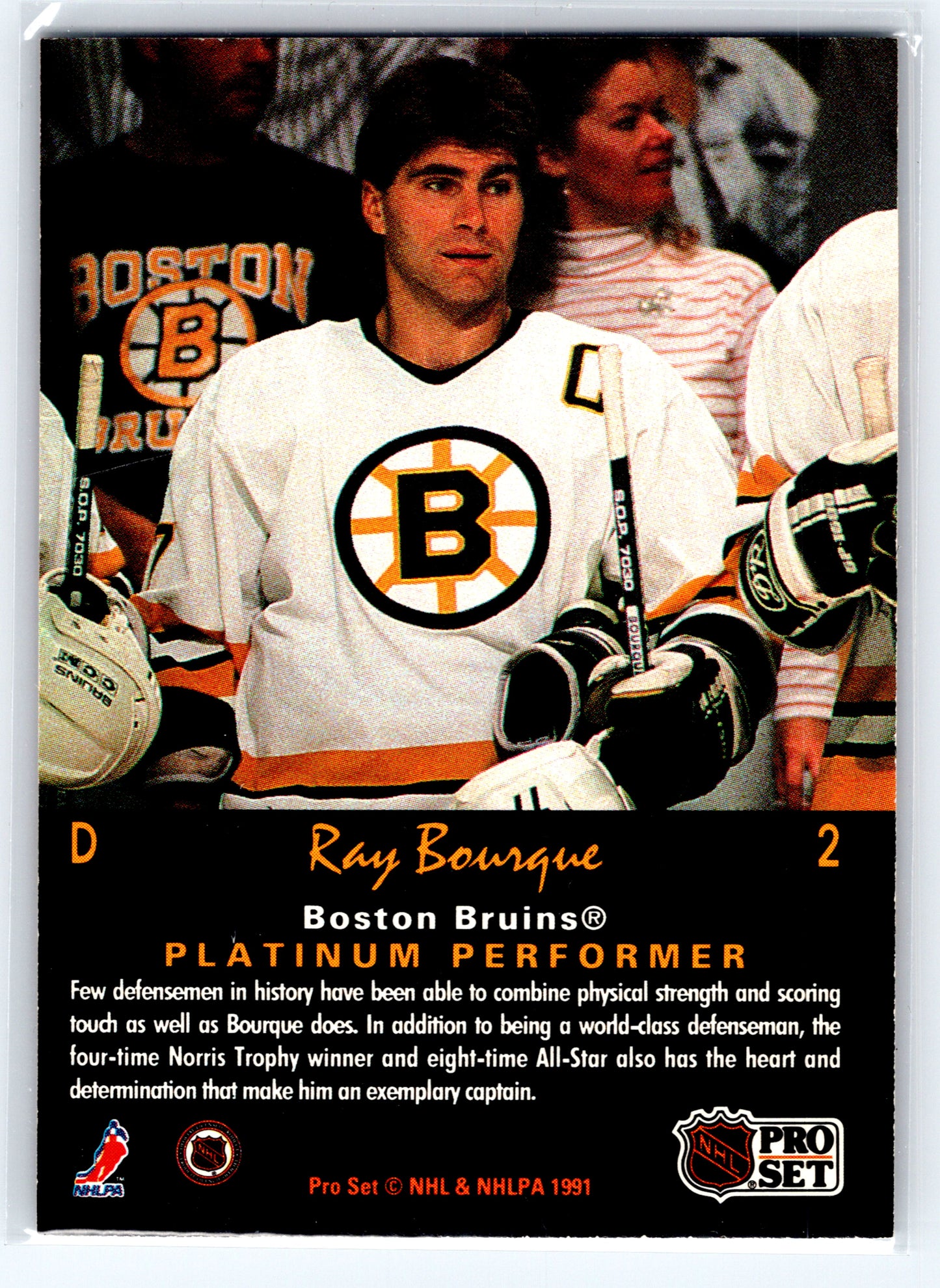 1991-92 Pro Set Platinum #2 Ray Bourque