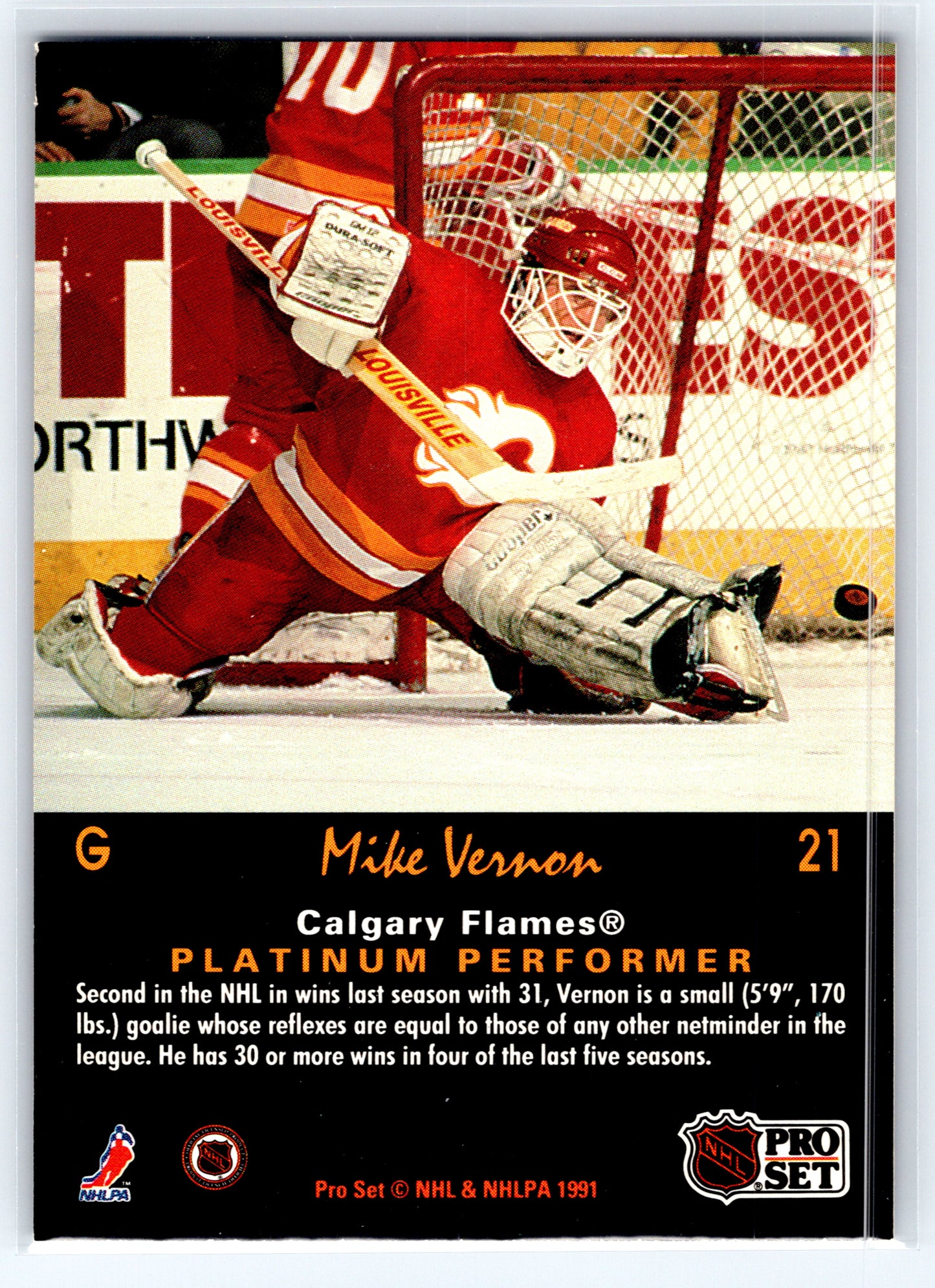 1991-92 Pro Set Platinum #21 Mike Vernon