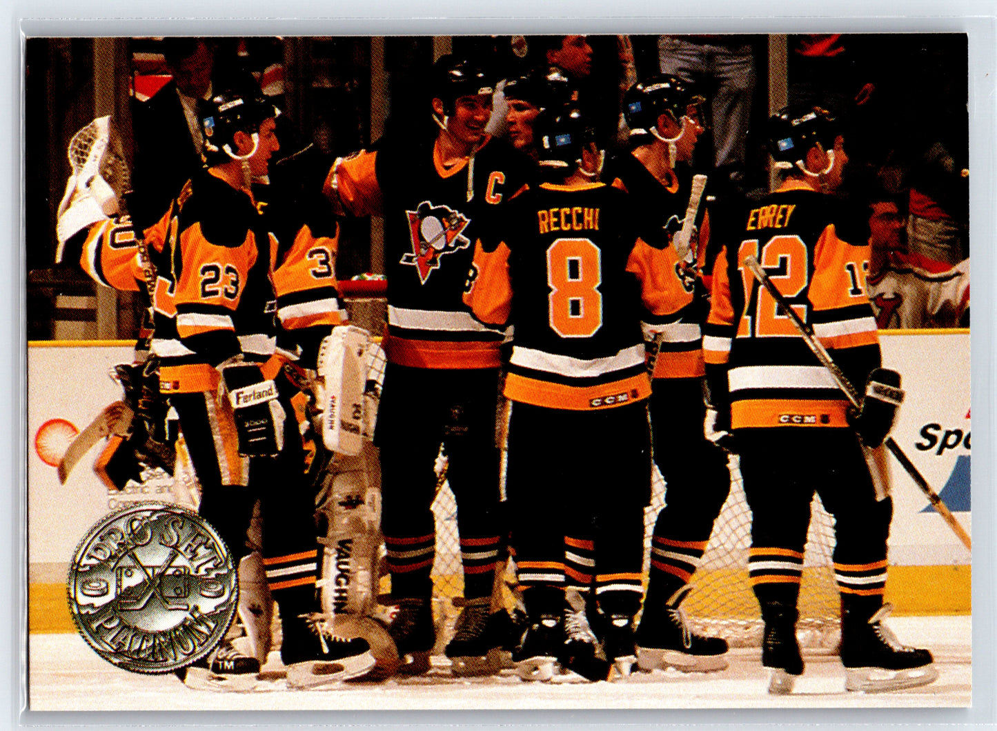1991-92 Pro Set Platinum #144 Pittsburgh Penguins
