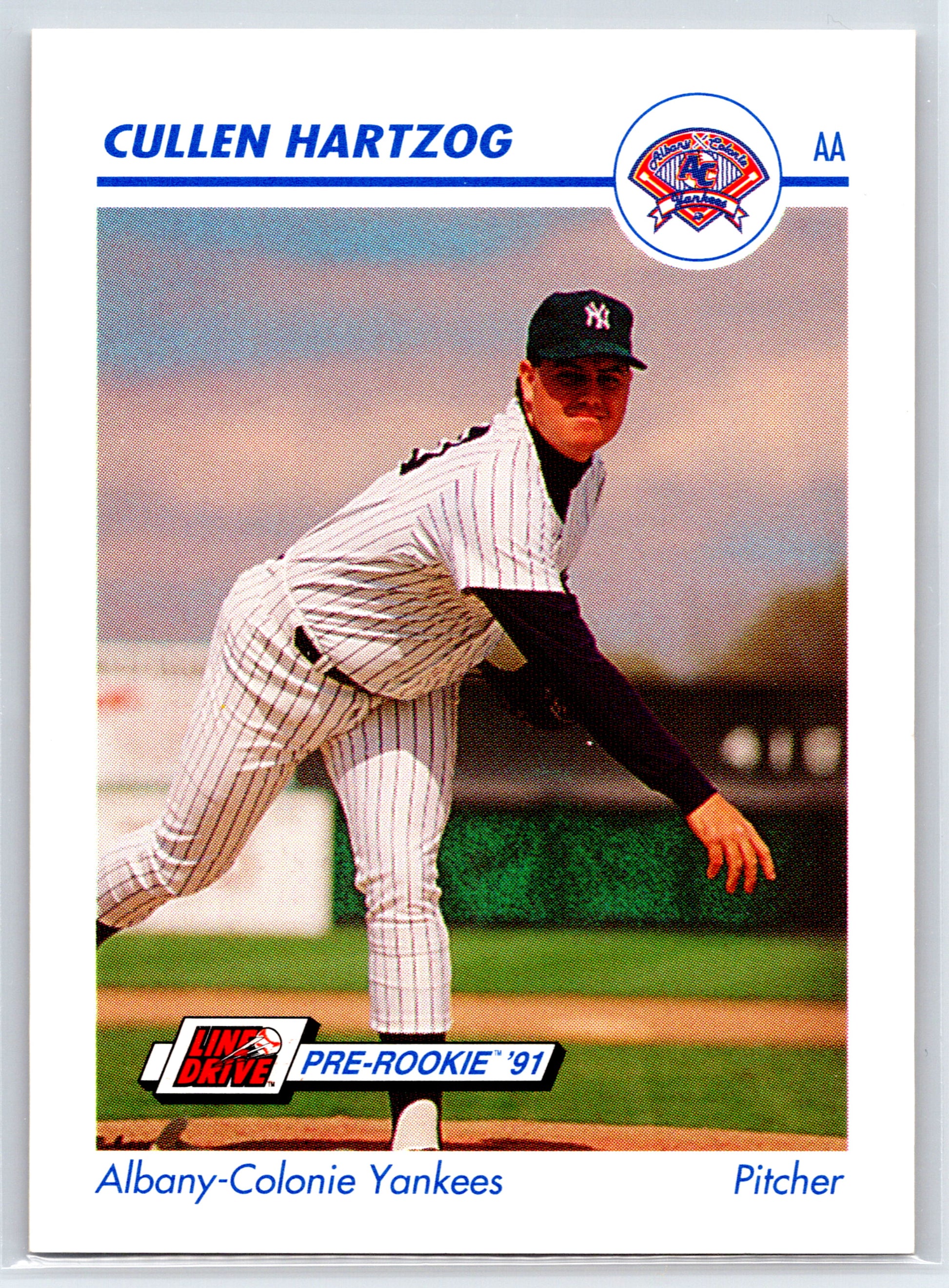 1991 Line Drive AA #7 Cullen Hartzog