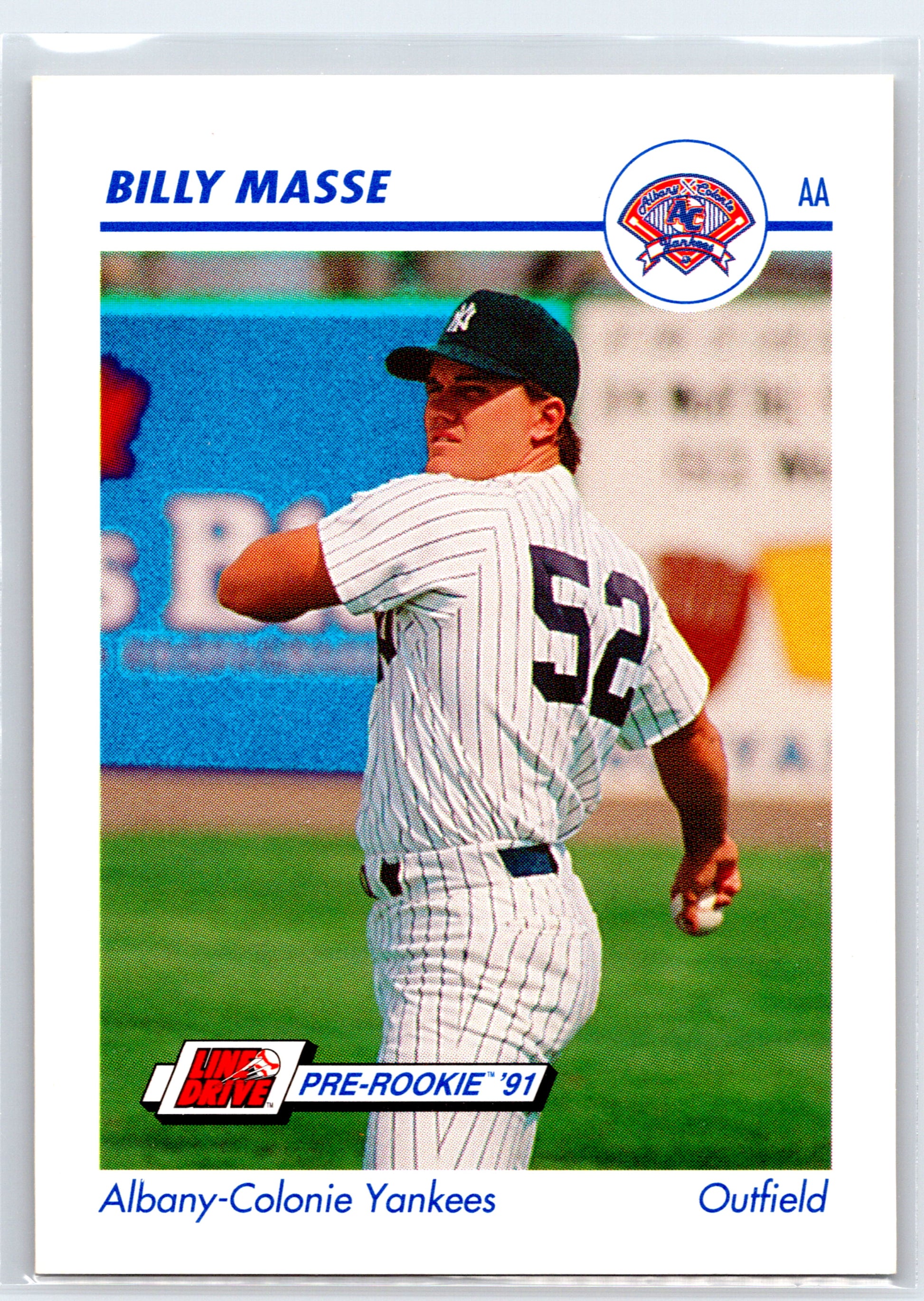 1991 Line Drive AA #9 Billy Masse