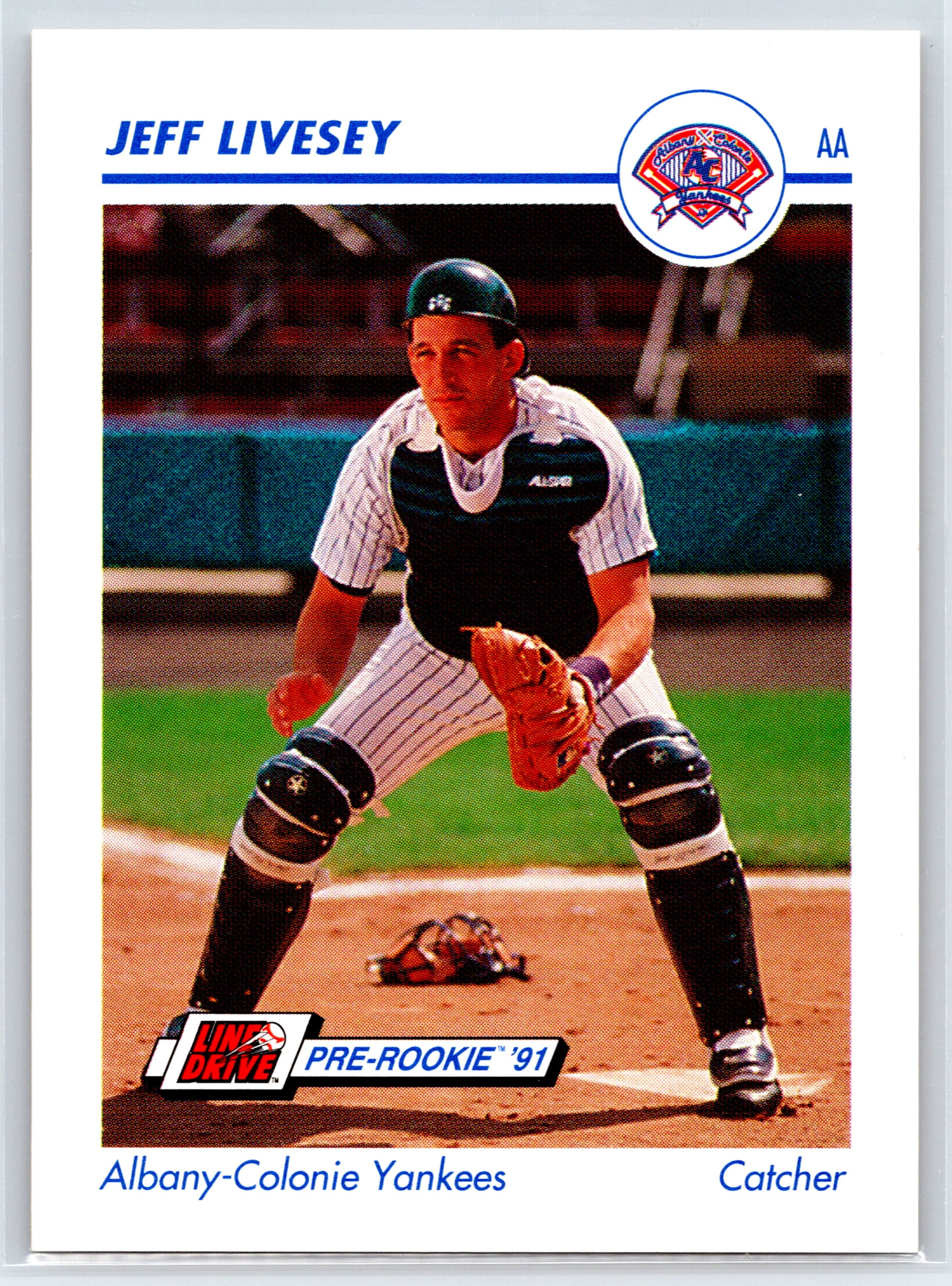 1991 Line Drive AA #10 Jeff Livesey