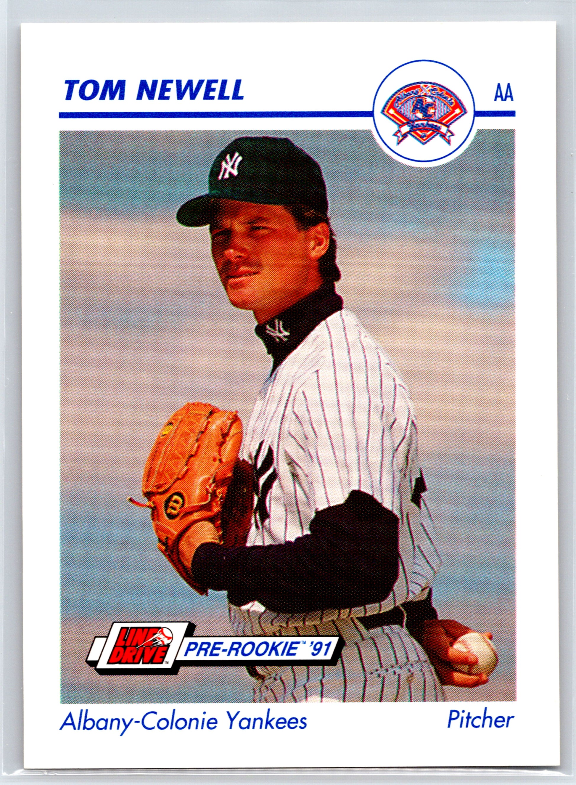 1991 Line Drive AA #16 Tom Newell
