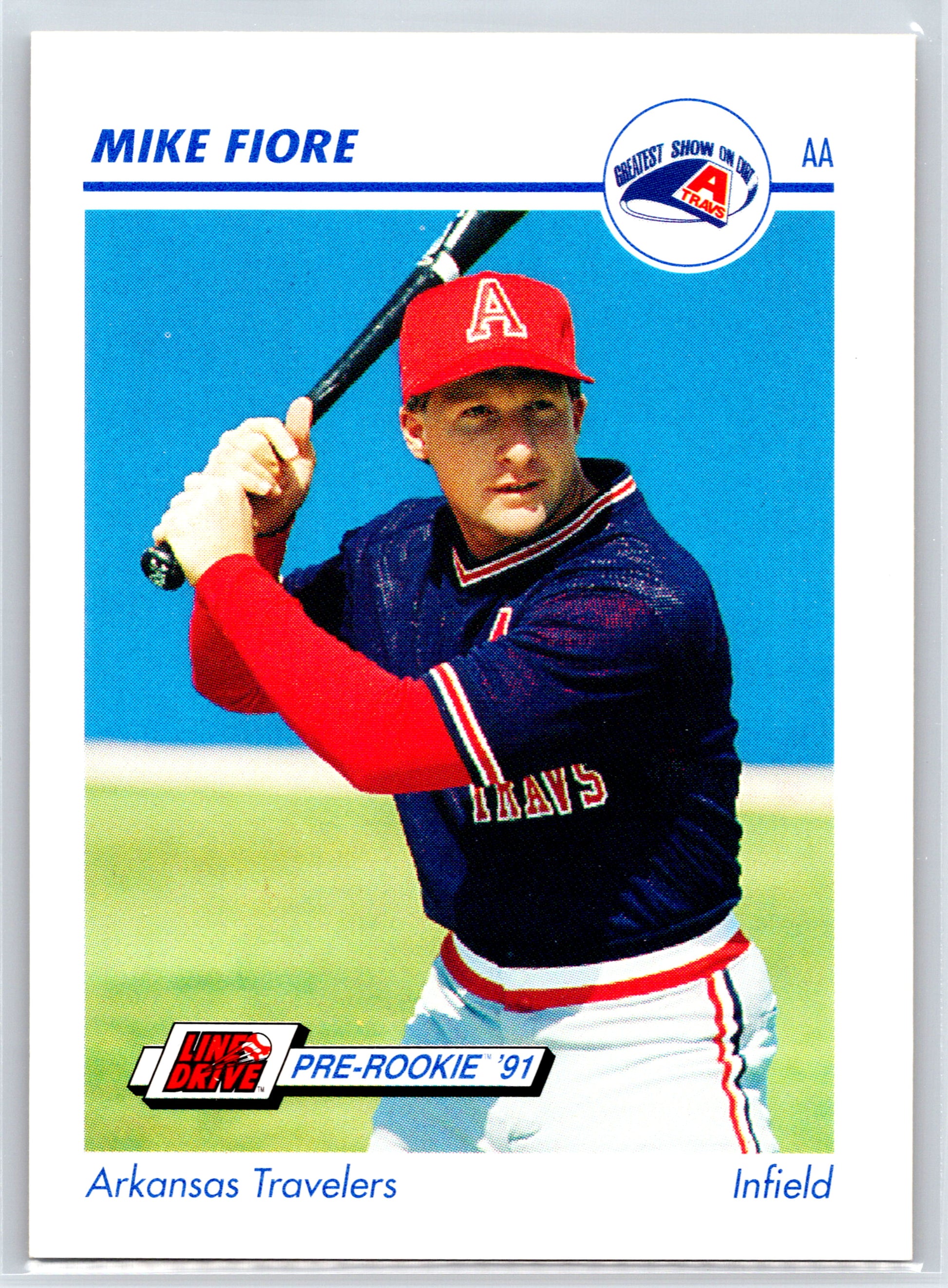 1991 Line Drive AA #34 Mike Fiore