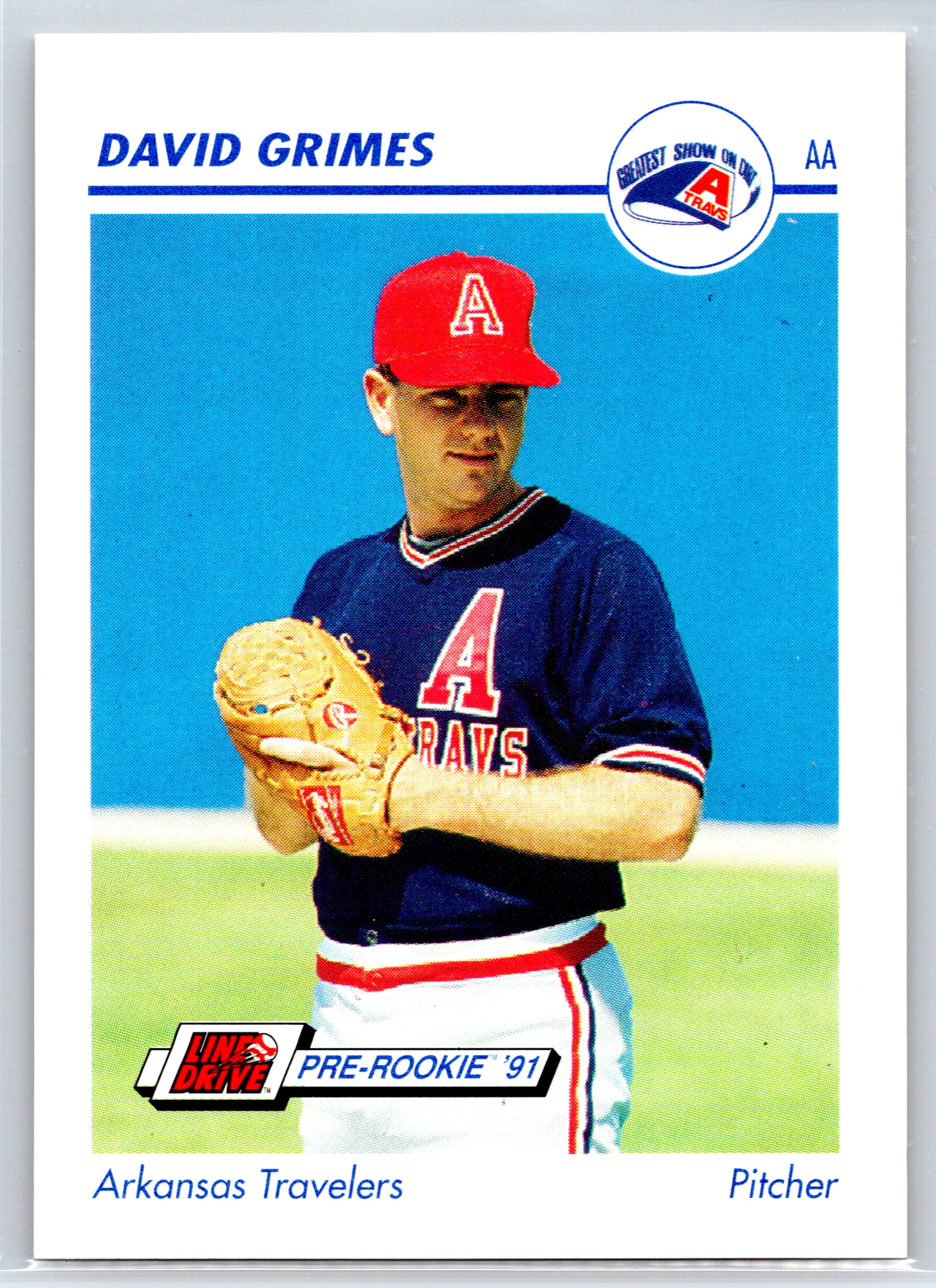 1991 Line Drive AA #35 David Grimes