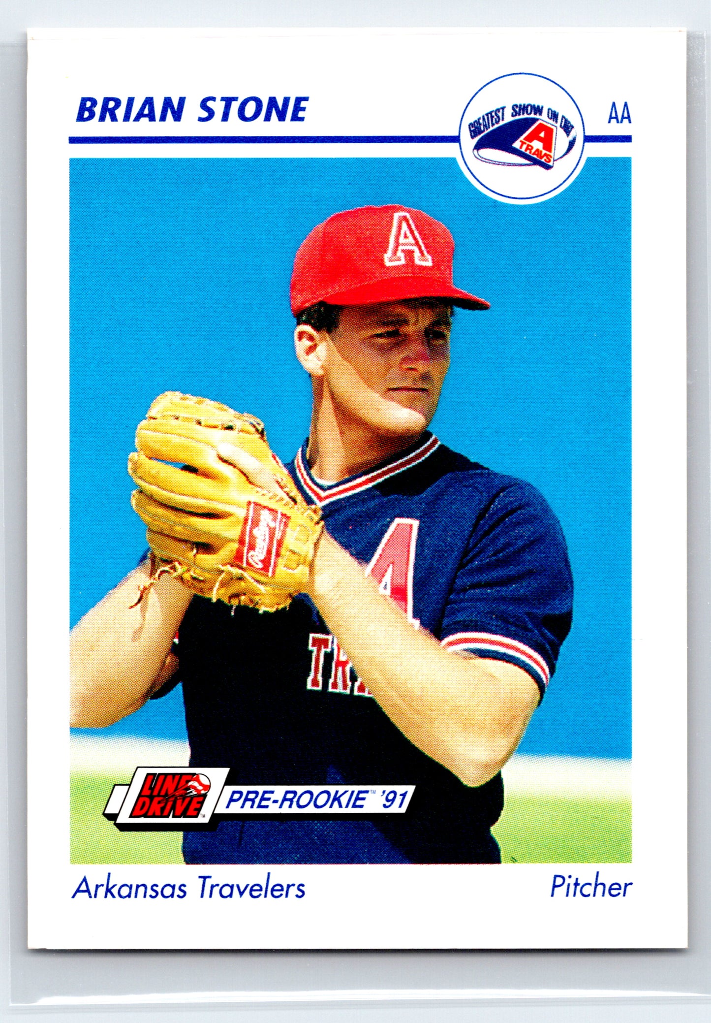 1991 Line Drive AA #46 Brian Stone