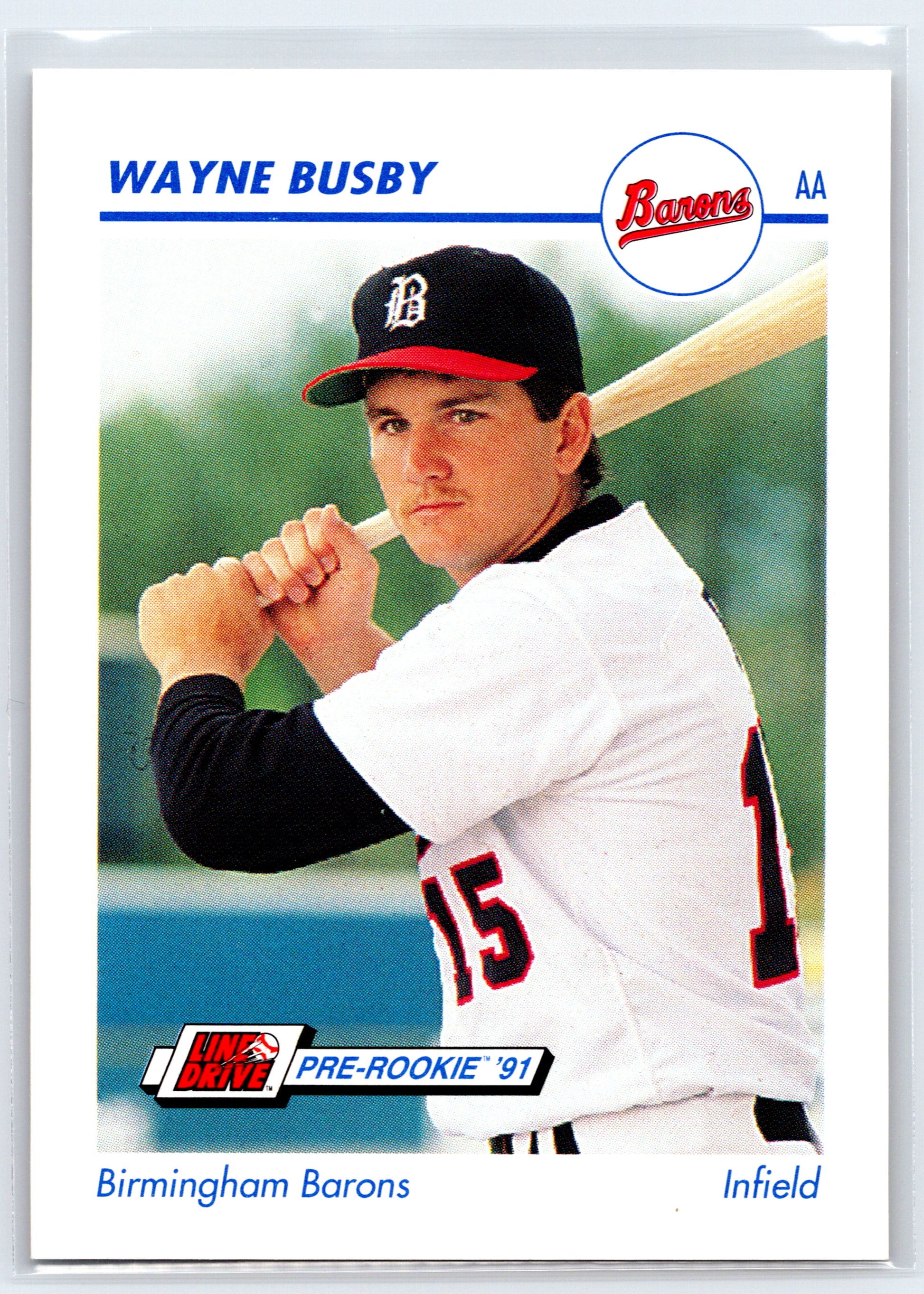 1991 Line Drive AA #52 Wayne Busby