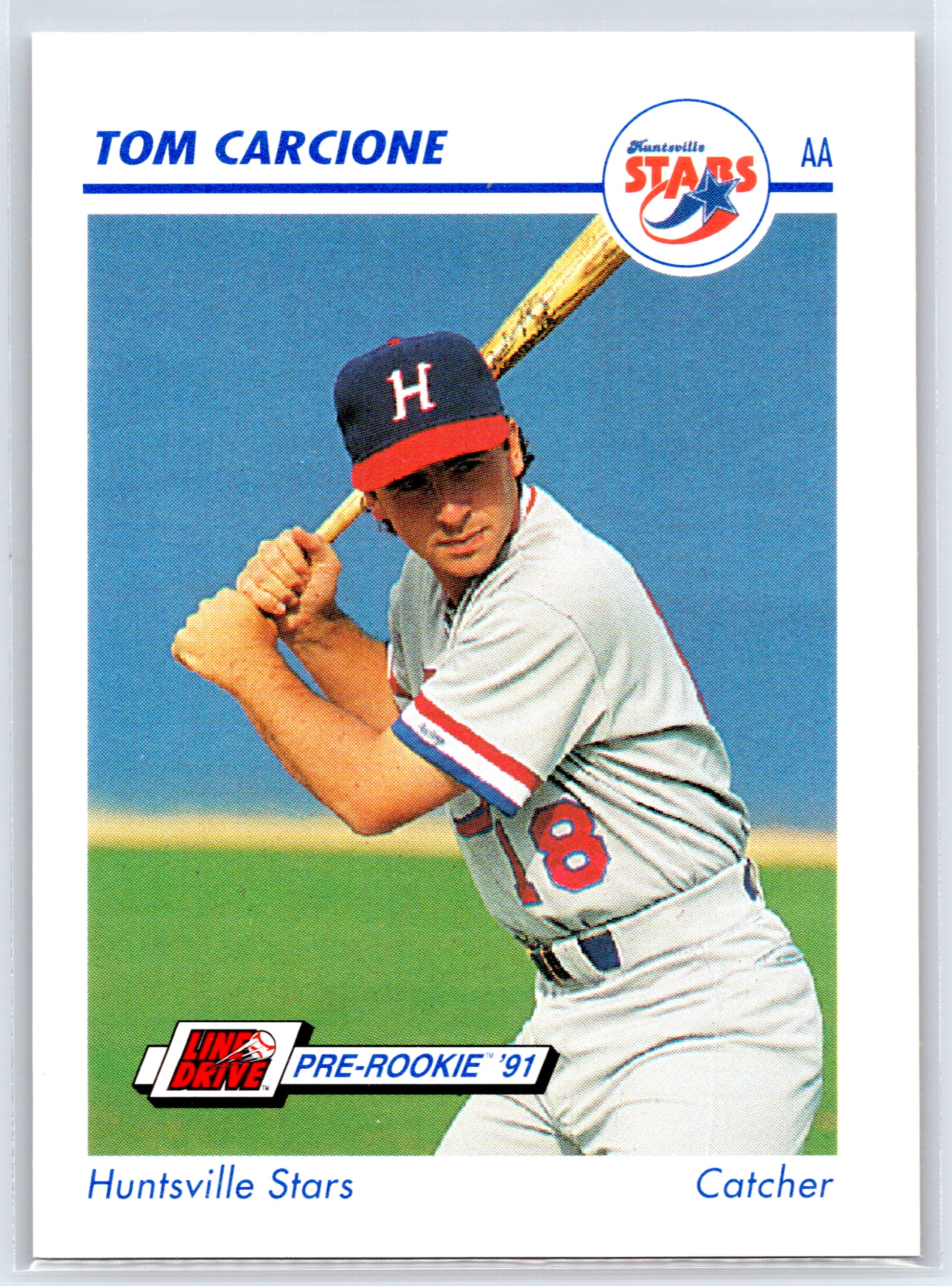 1991 Line Drive AA #281 Tom Carcione
