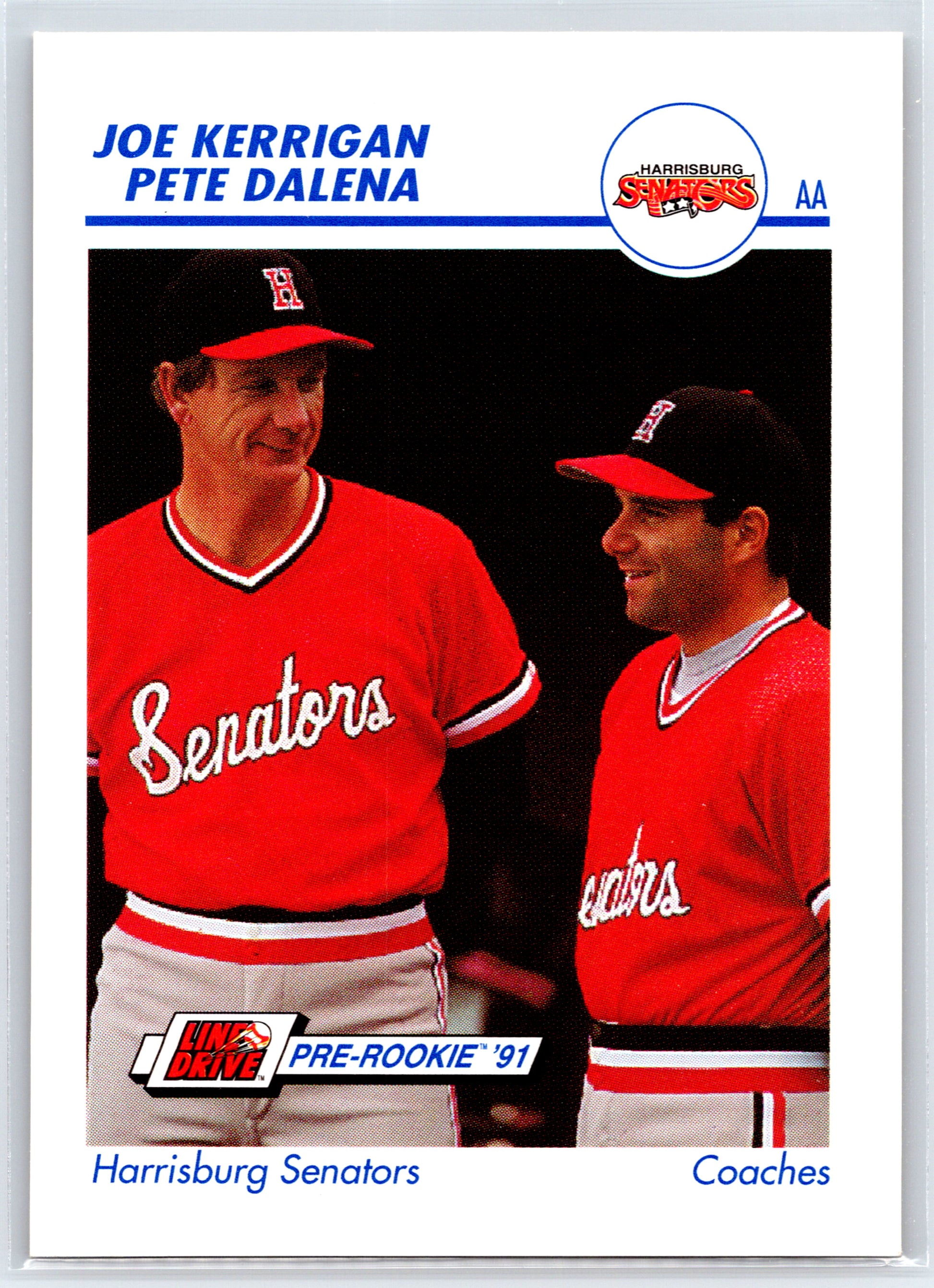 1991 Line Drive AA #275 Joe Kerrigan / Pete Dalena