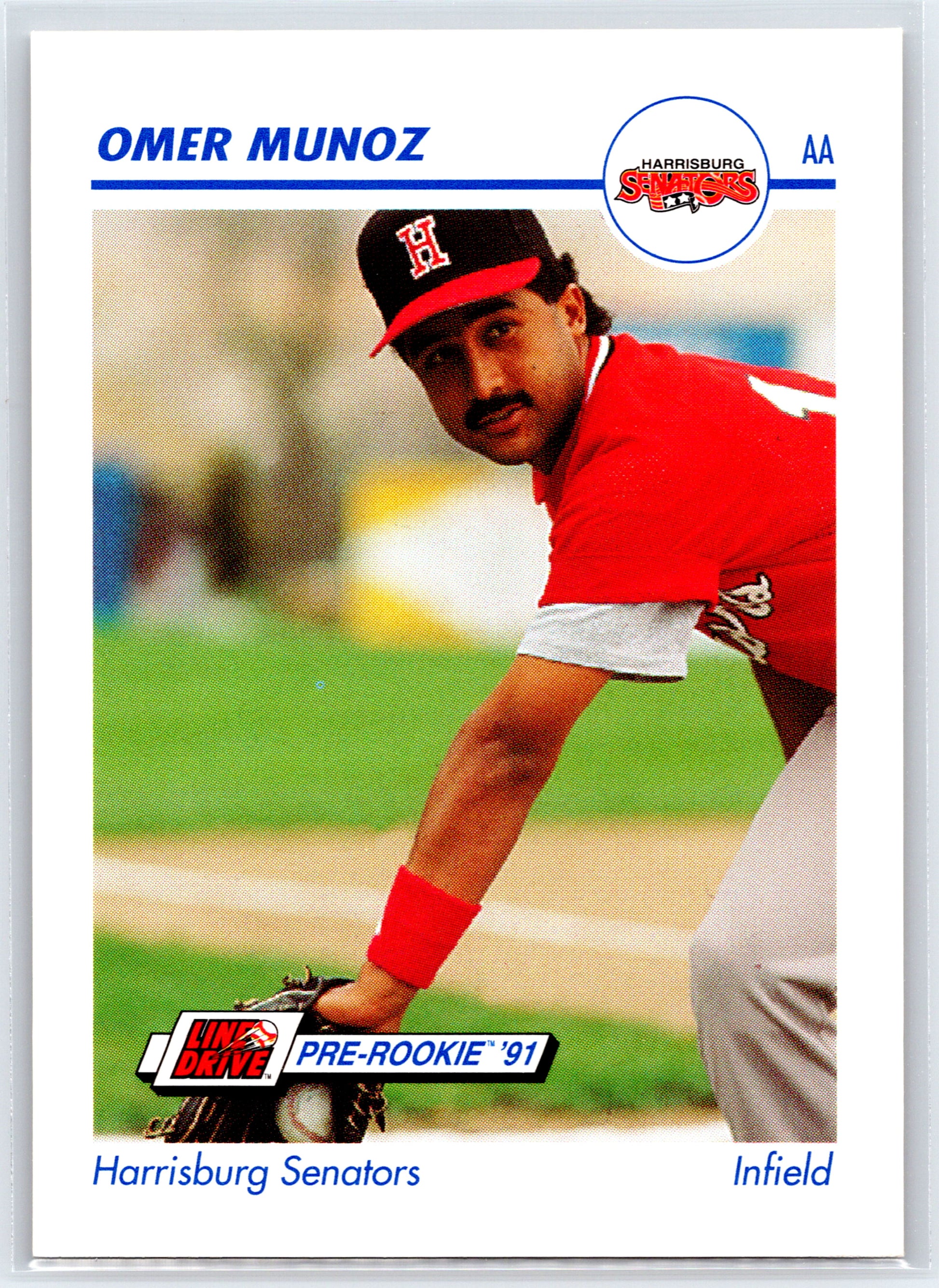 1991 Line Drive AA #265 Omer Munoz