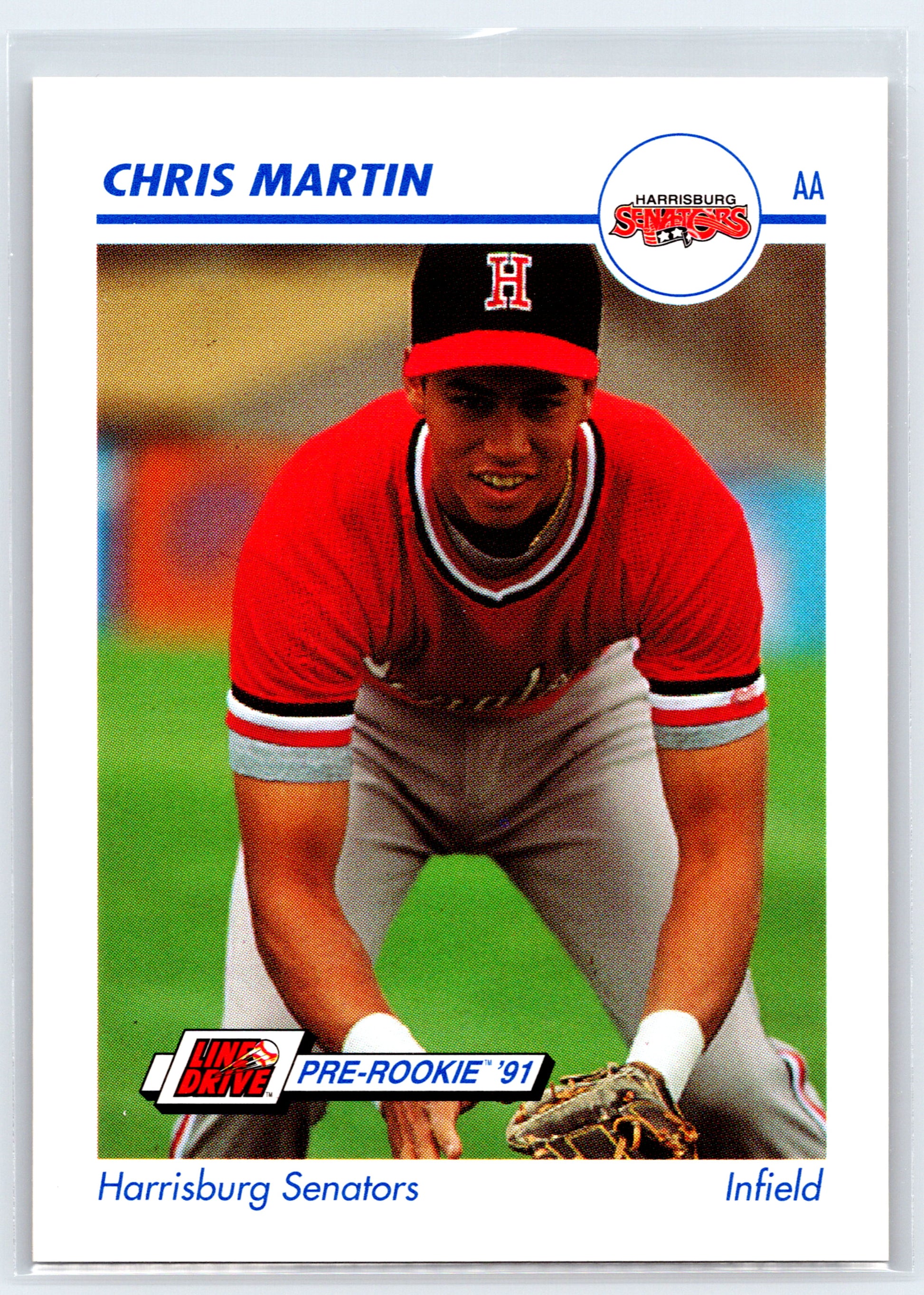 1991 Line Drive AA #263 Chris Martin