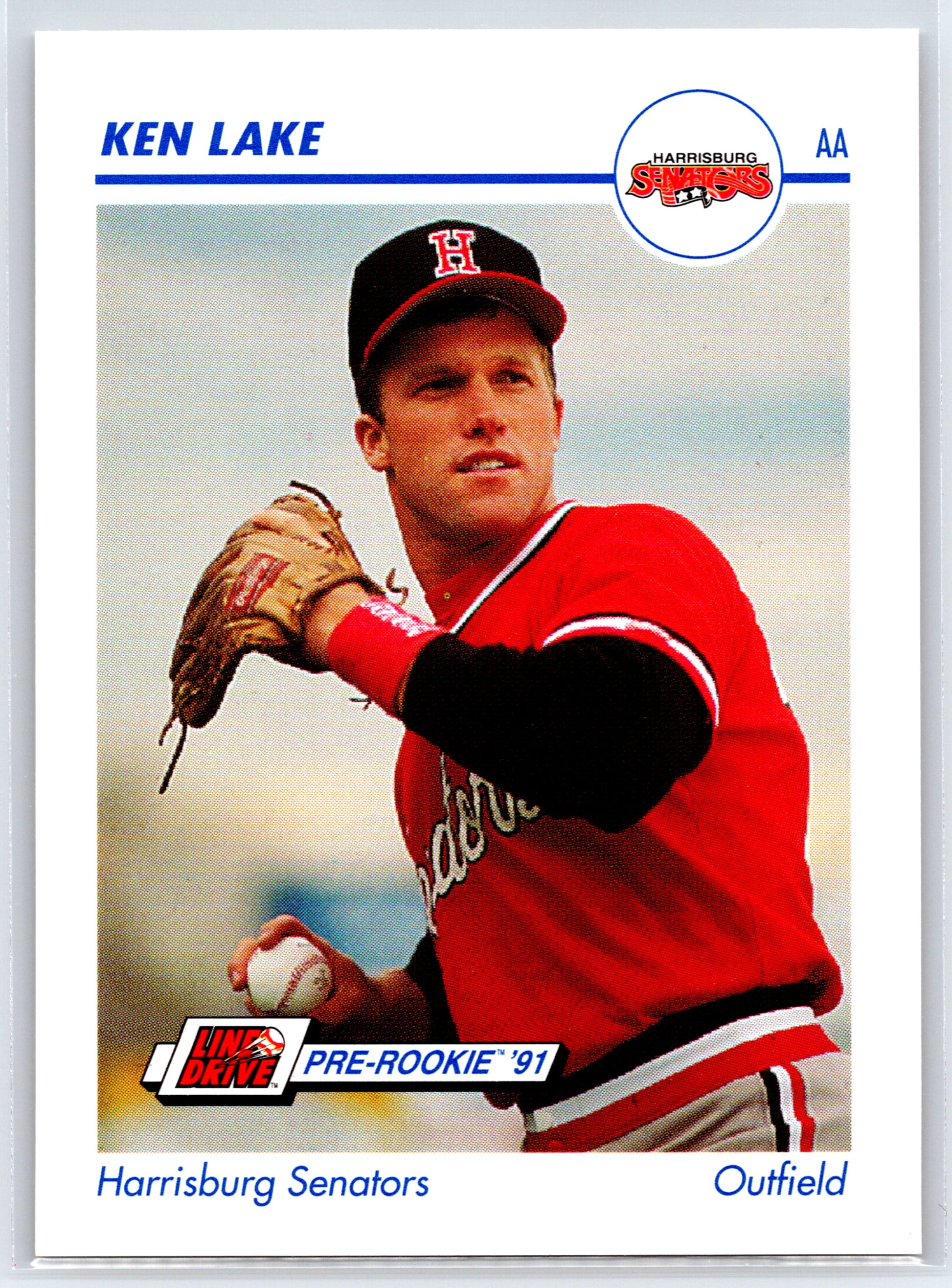 1991 Line Drive AA #260 Ken Lake