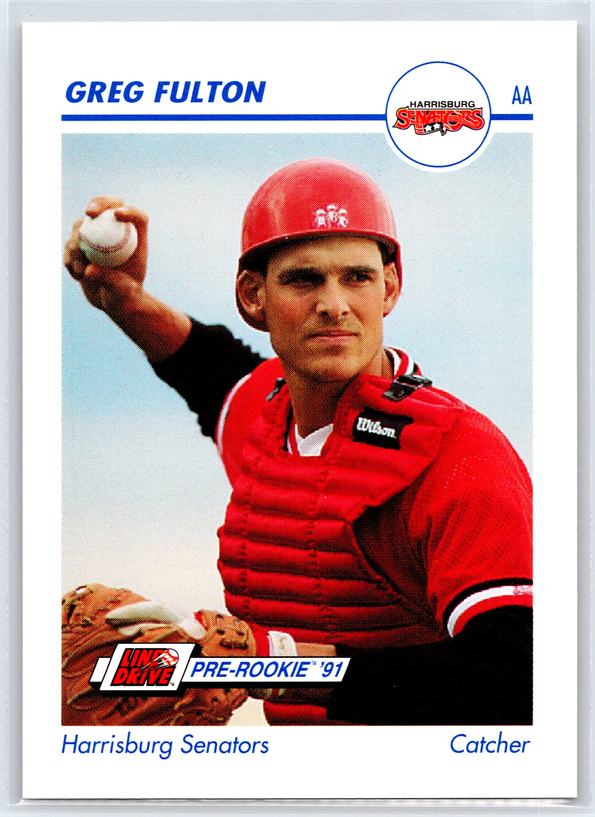 1991 Line Drive AA #254 Greg Fulton