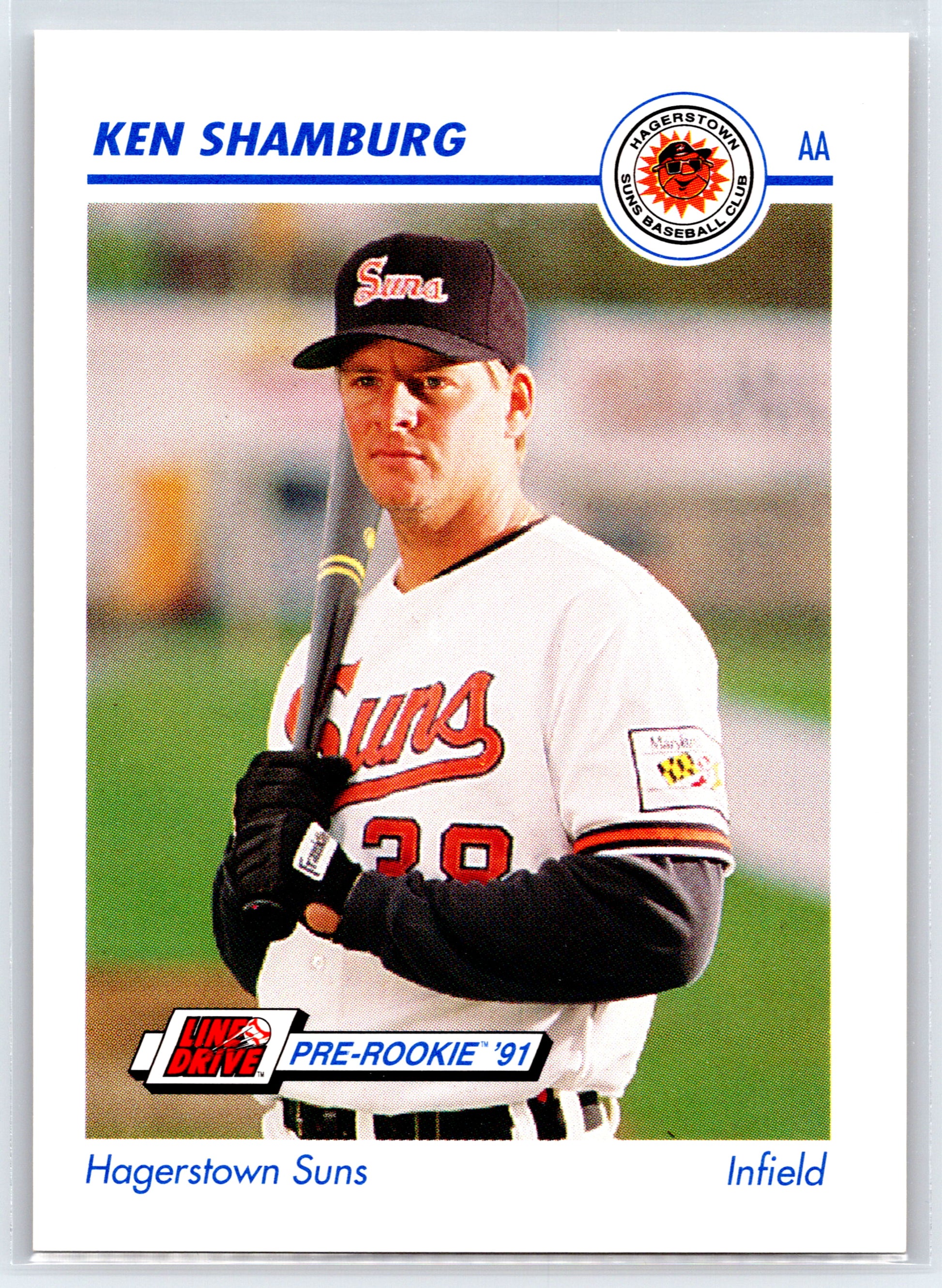 1991 Line Drive AA #246 Ken Shamburg