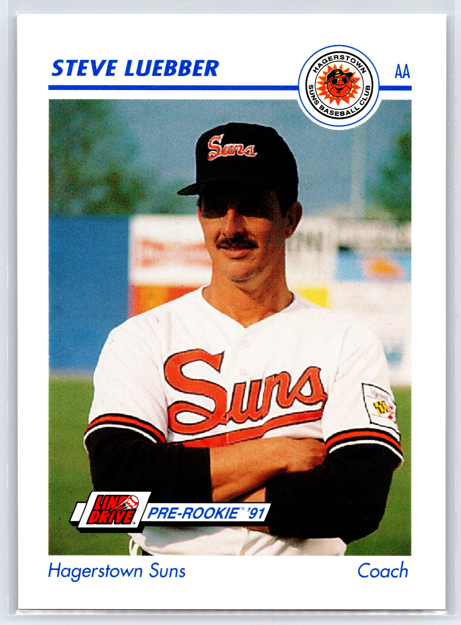 1991 Line Drive AA #240 Steve Luebber