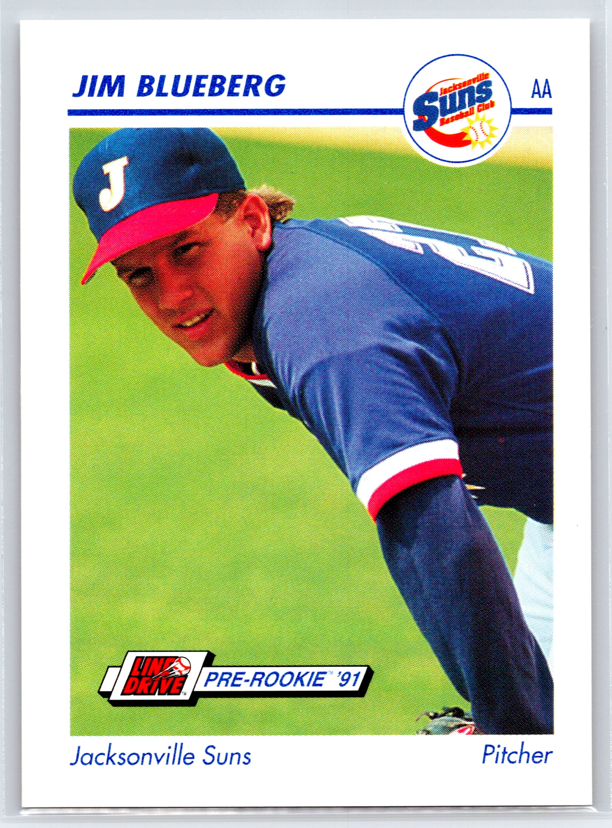 1991 Line Drive AA #328 Jim Blueberg
